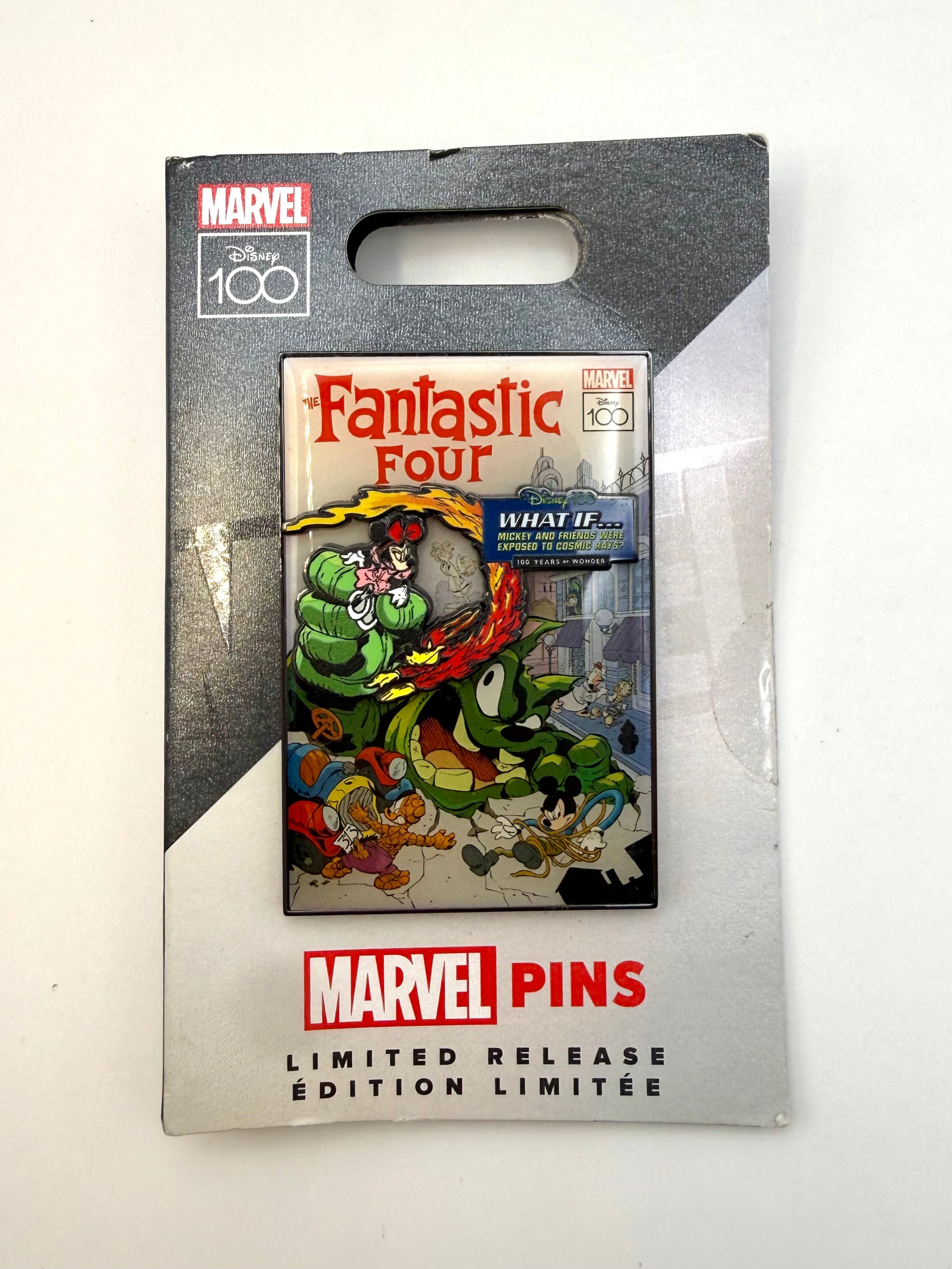 Disney Marvel Pin 2023 What If Mickey Minnie Donald Goofy Pete Fantastic Four LR