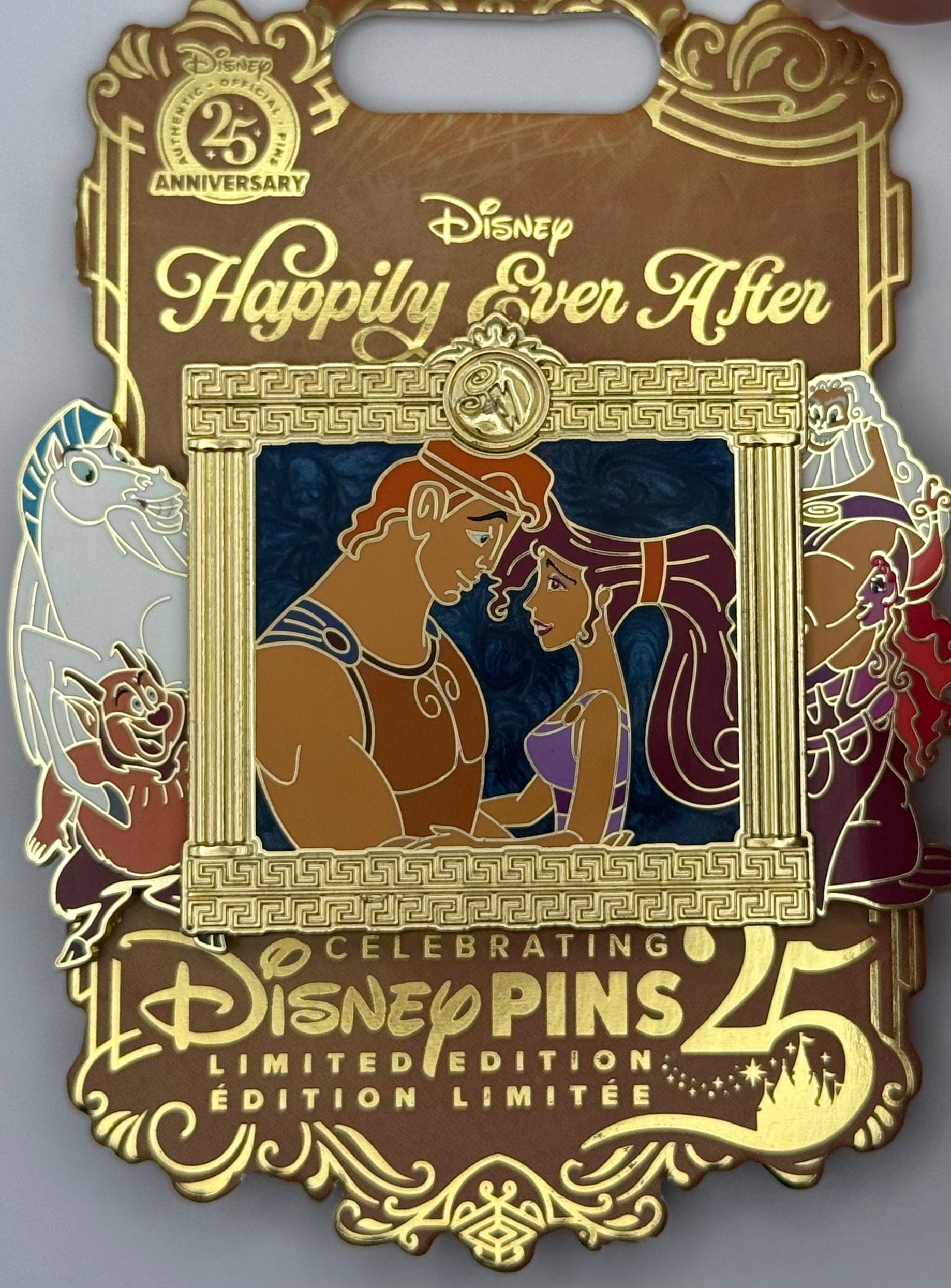 2025 Disney Hercules Happily Ever After Slider Pin Limited Edition 2400