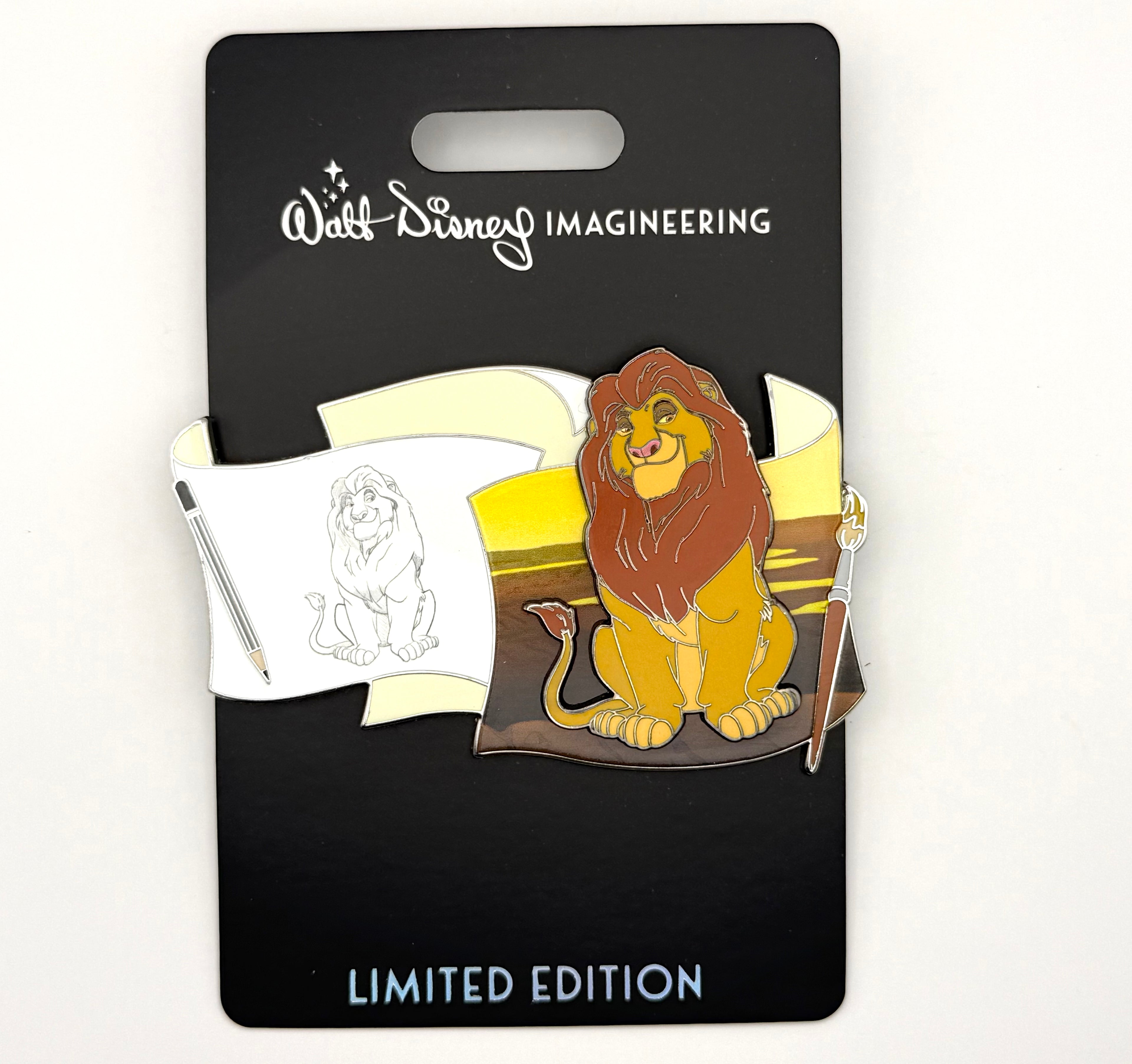 Disney WDI 2026 Off the Page Mufusa Lion King LE 300 Pin