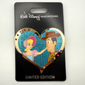 Disney Valentine's Gem Hearts Pin WDI MOG Woody Bo Peep Toy Story Pin LE 300
