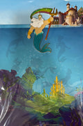 Disney WDI MOG The Little Mermaid King Triton Jumbo Pin Card LE 300 Mermaid