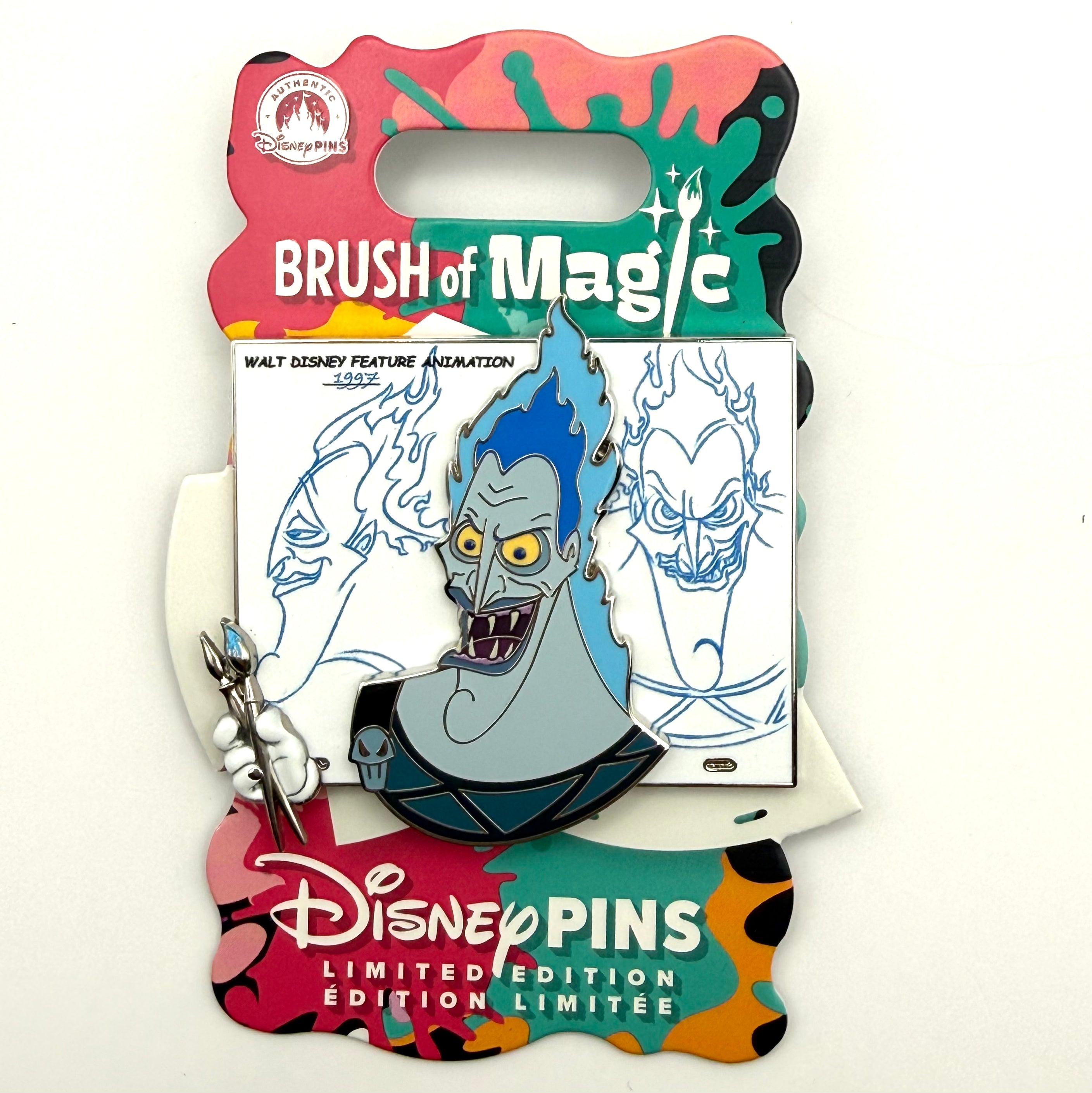 2026 Disney Brush of Magic HADES Limited Edition Pin LE 3750