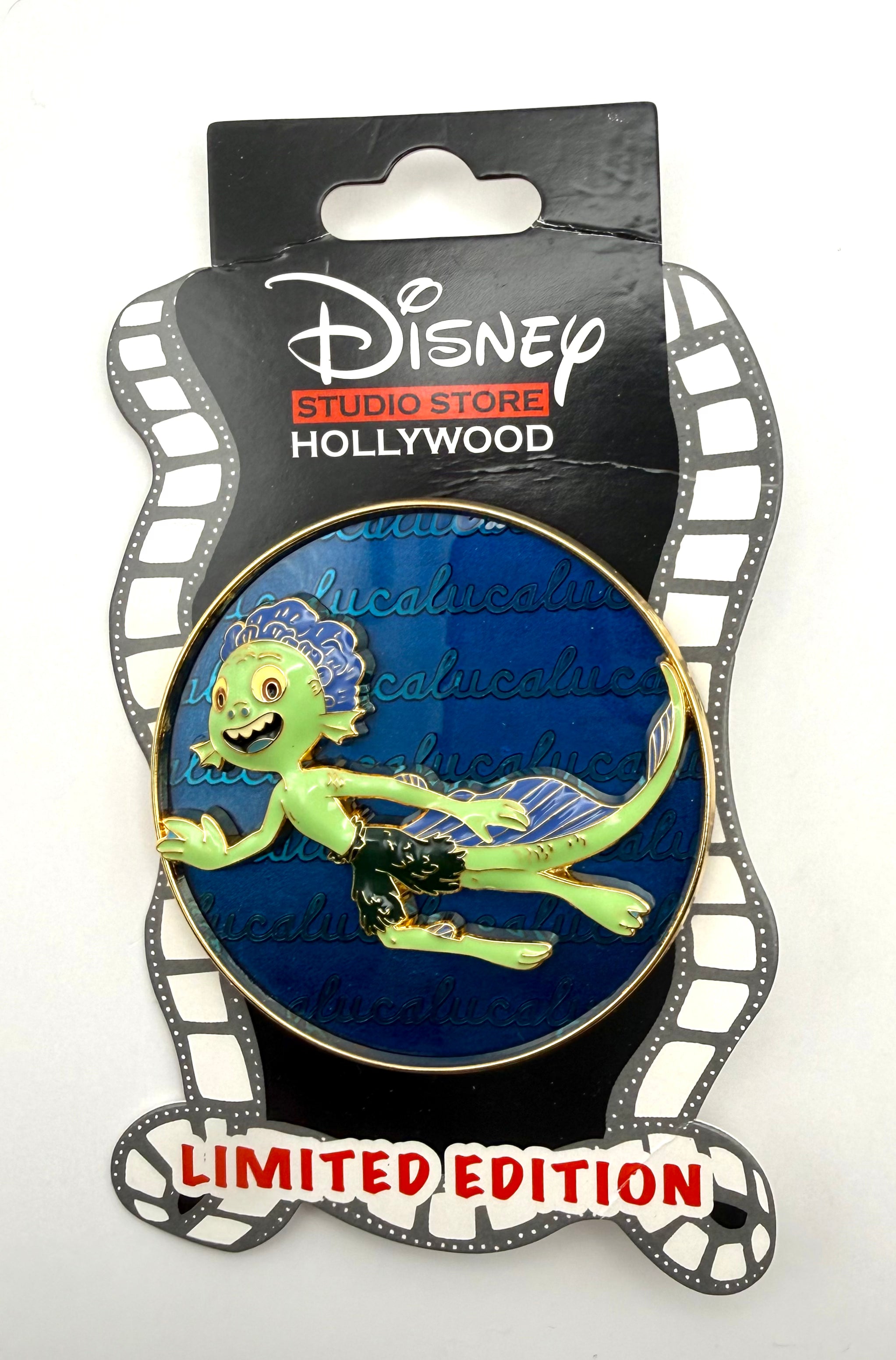 DSSH Luca Cursive Cutie D23 2022 LE 400 DSF Disney Pin