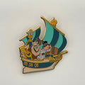 DLP - John and Nana in a Galleon - Peter Pan's Flight Ride Pin