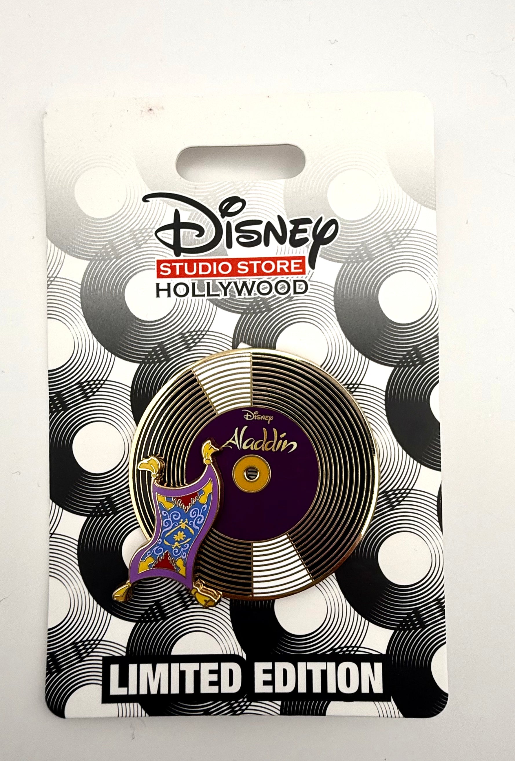 Destination D23 2025 Vinyl Record pin Aladdin Magic Carpet DSSH