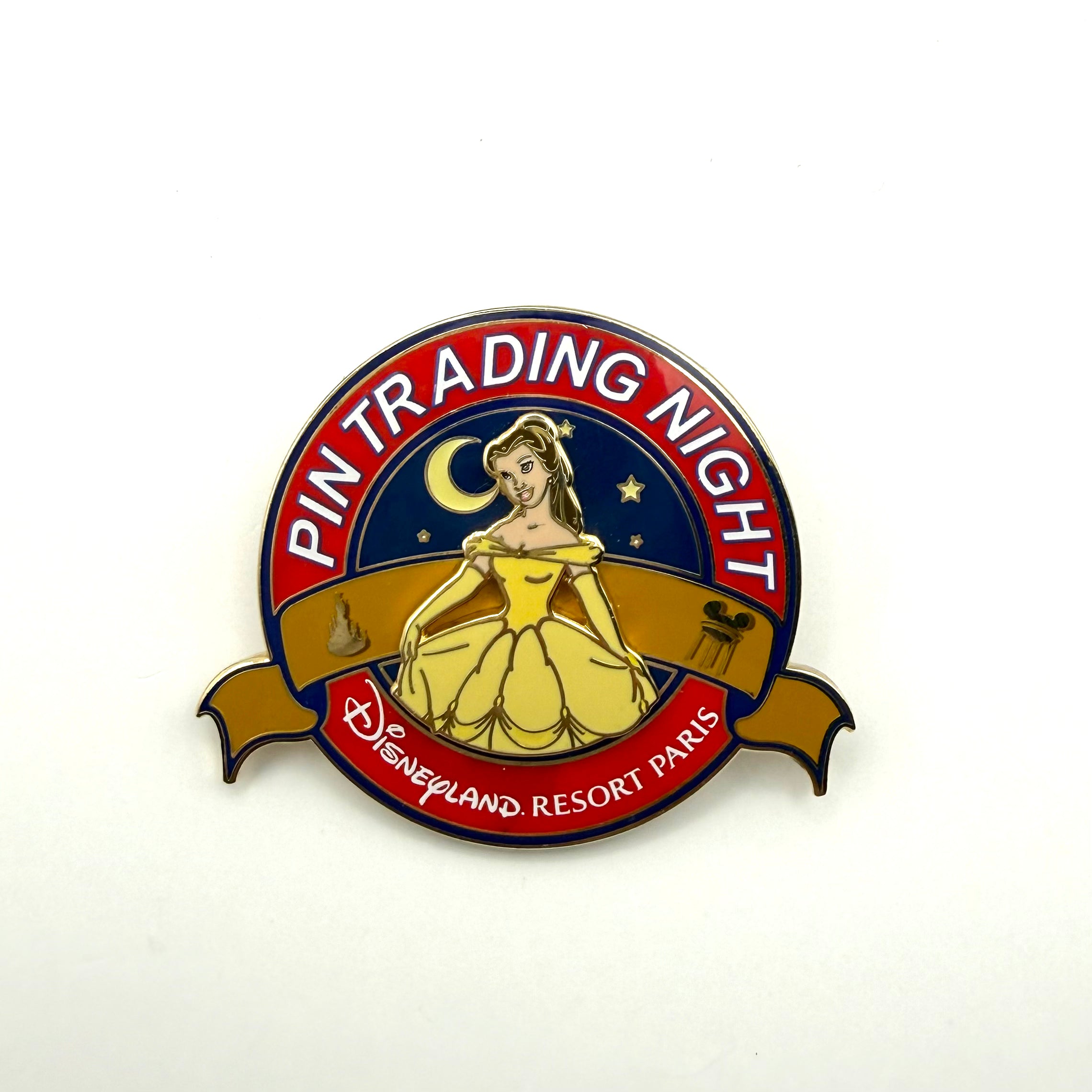 DLP DLRP Paris Pin Trading Night Beauty & the Beast Belle LE Disney Pin