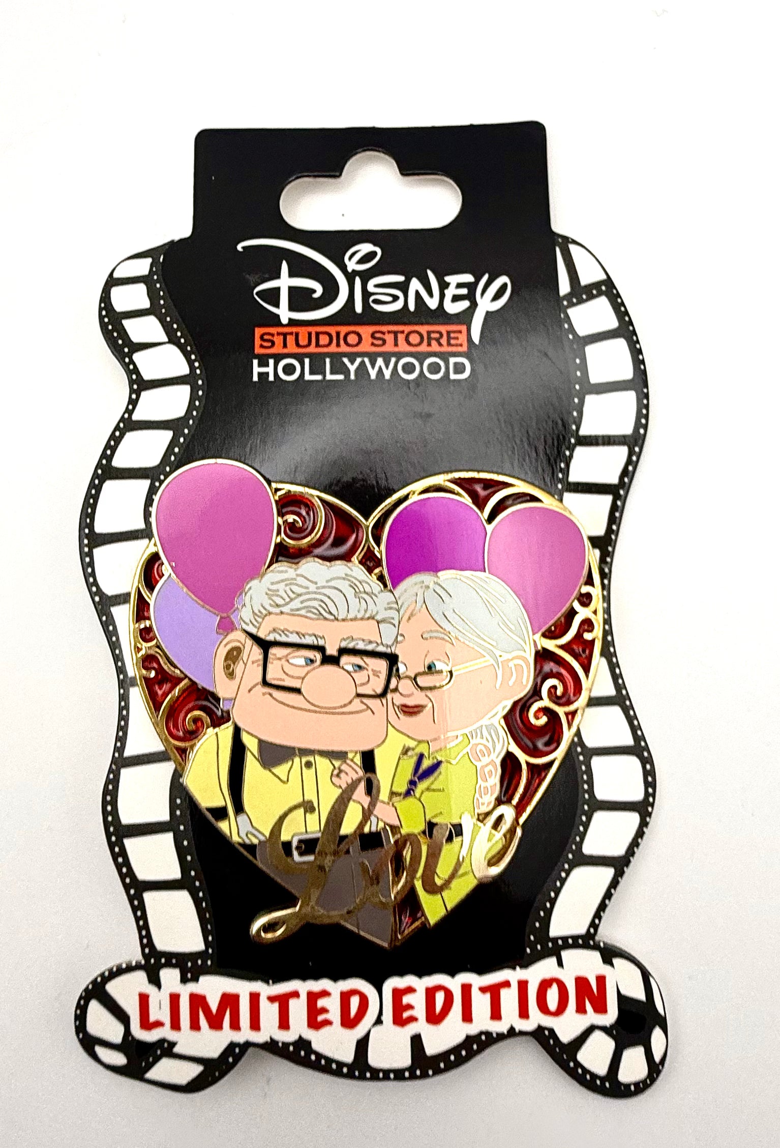 Disney DSF DSSH Up Carl Ellie Heart Language of Love Valentine's Day LE 300 Pin