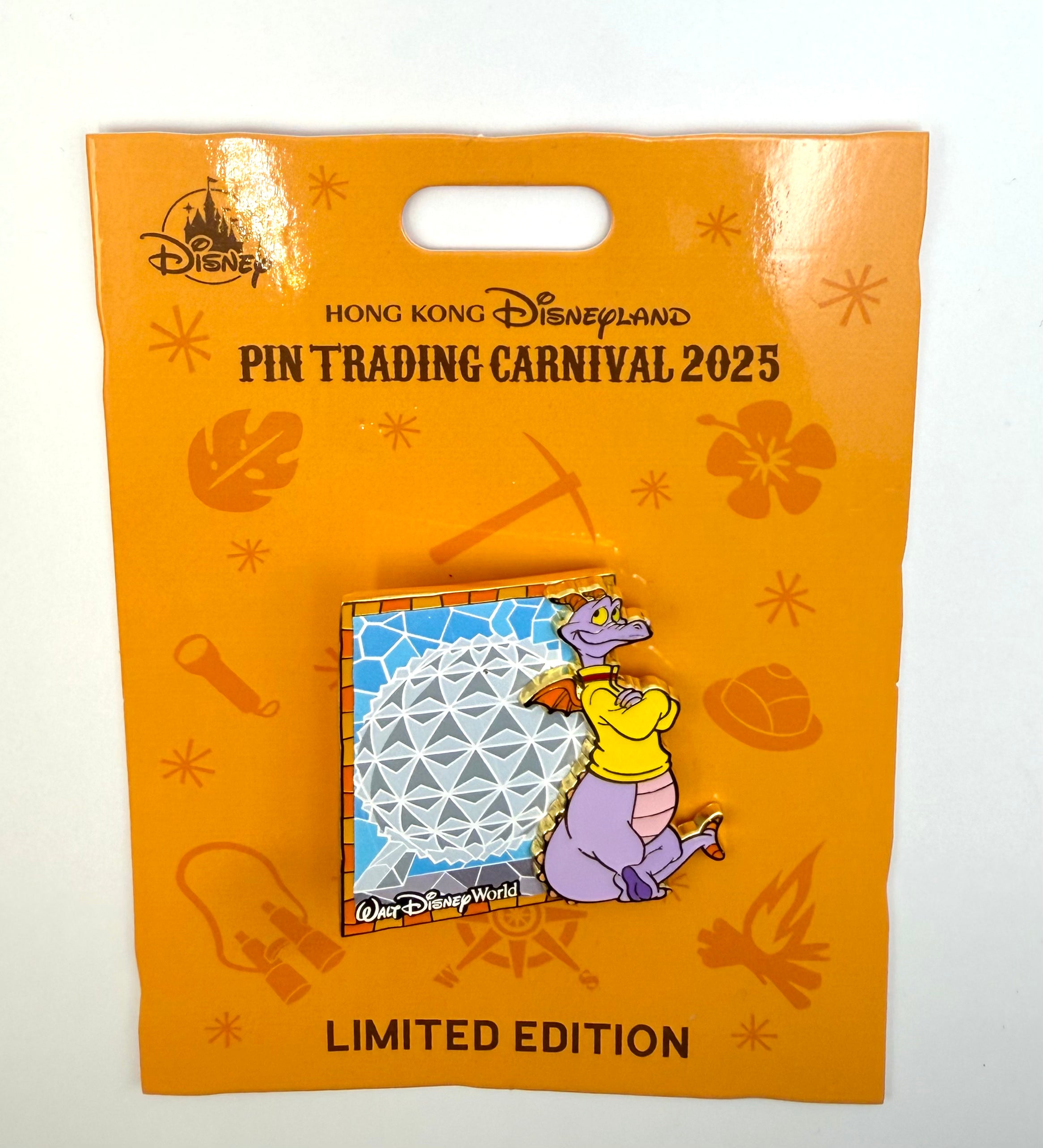 Disney HKDL 2025 Pin Trading Carnival LE600 Game Pin Figment Hong Kong