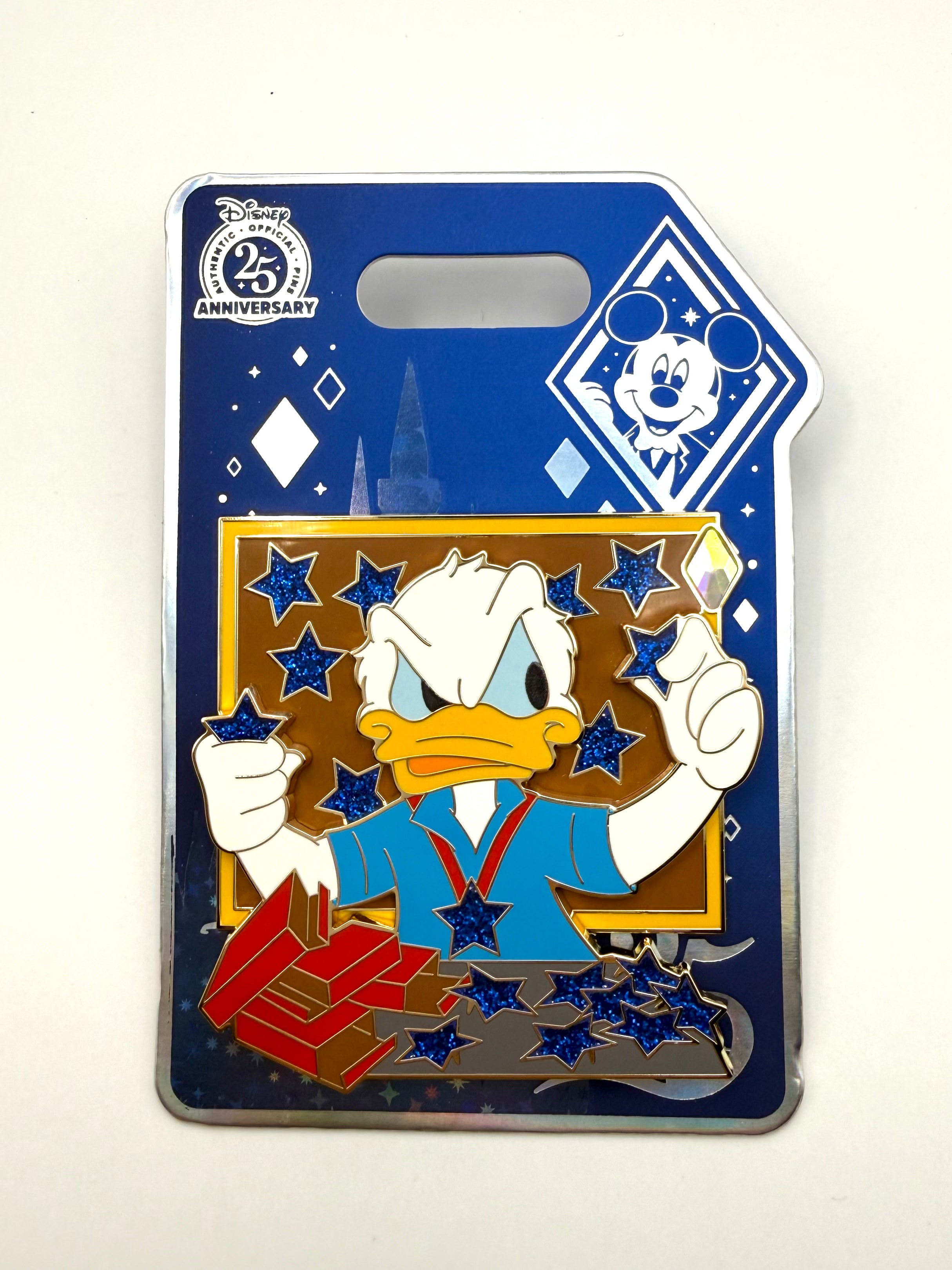 LE Donald Duck Pin Trader Life Disney Celebrating 25 Years of Trading Event 2025