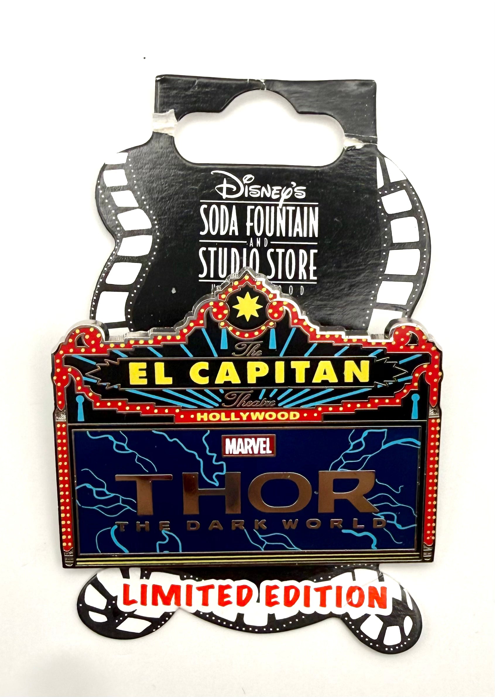 Disney Studio Store Hollywood Thor The Dark World El Capitan Marquee Pin LE 500