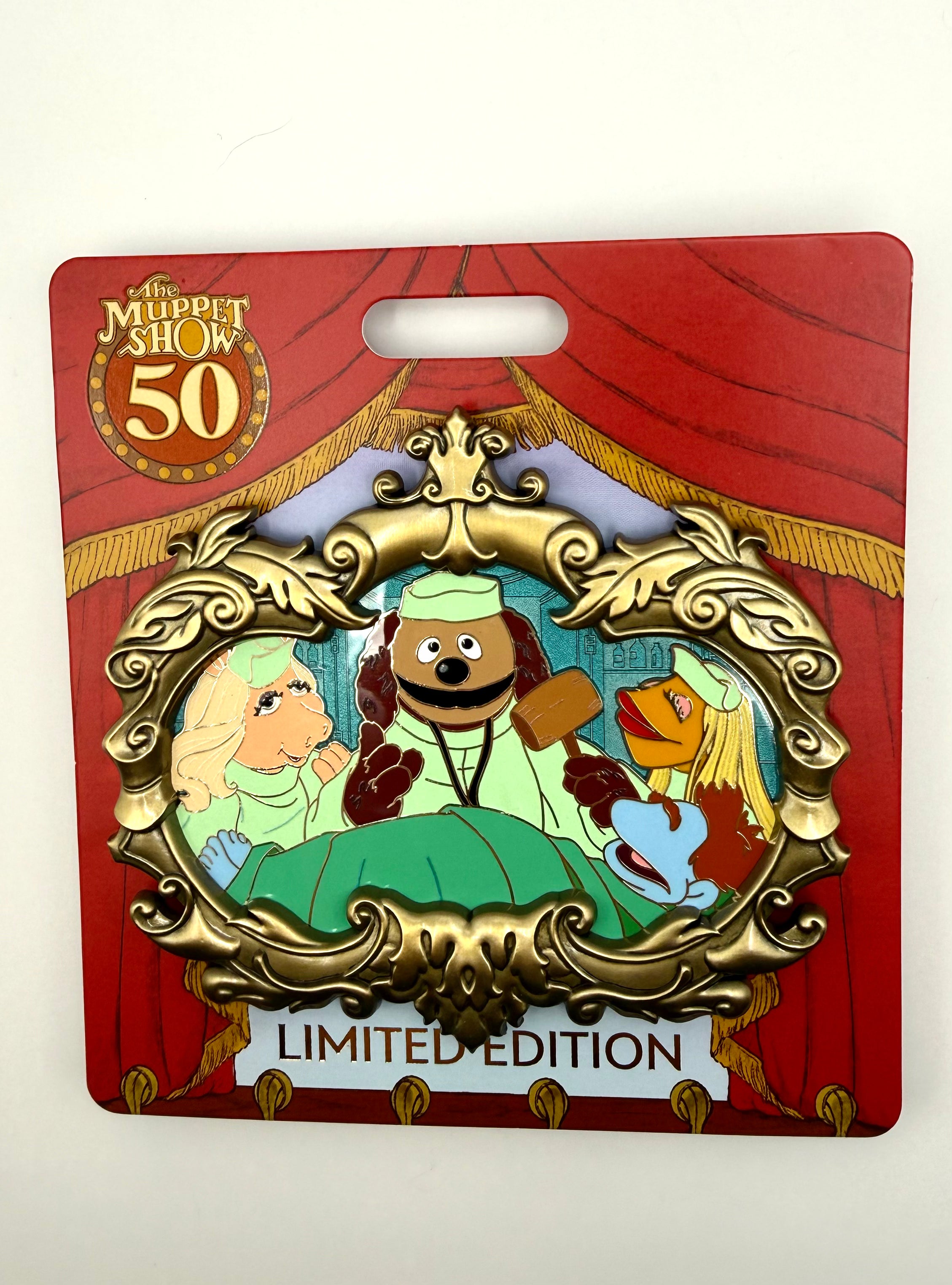 Disney WDI MOG D23 The Muppet Show 50th Rolf Miss Piggy LE 400 Pin