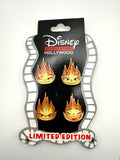 Disney Studio Store Hollywood DSSH Elemental 4 Pin Set - Expressions - Ember