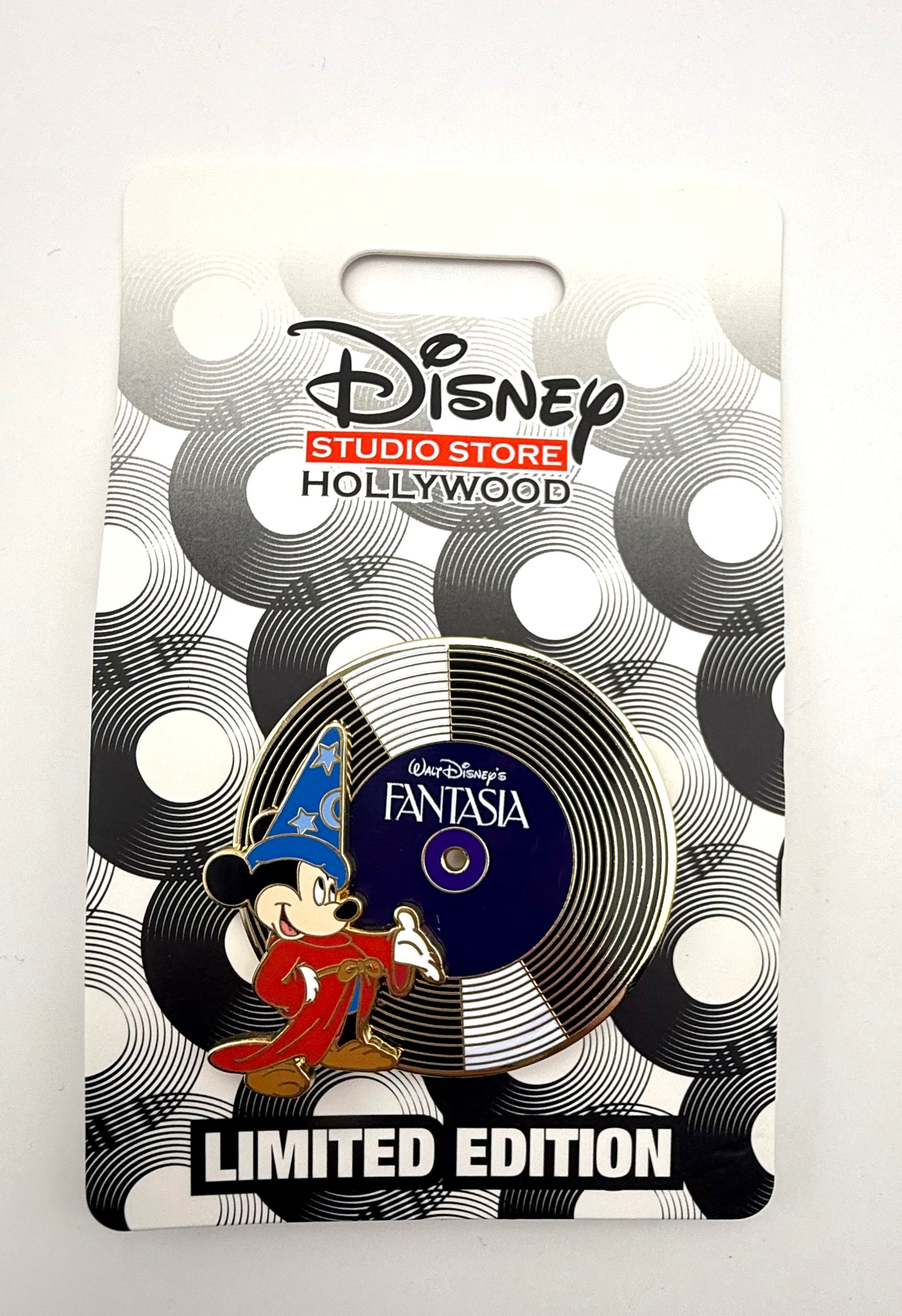 D23 2026 DSSH Vinyl Record Series Fantasia Sorcerer Mickey Pin LE 400