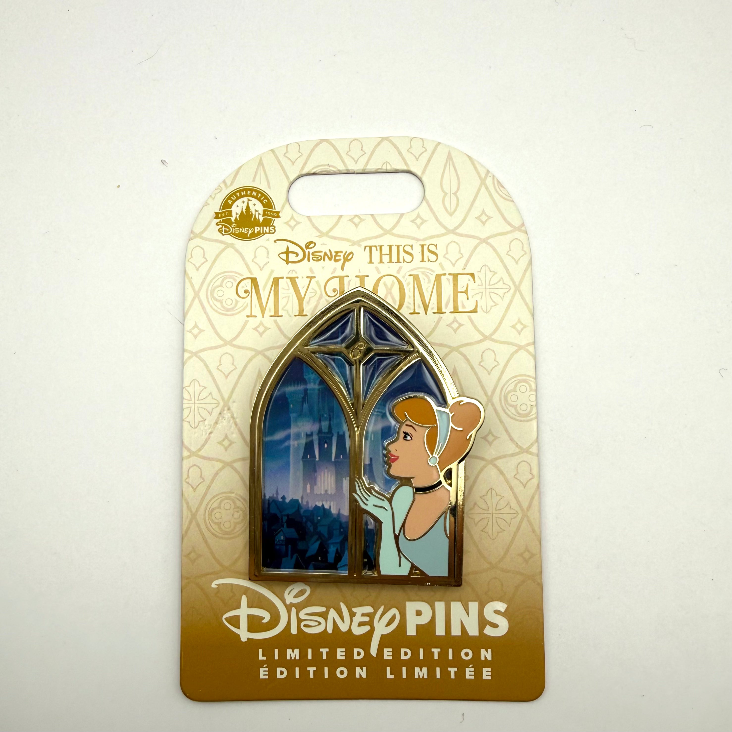 2024 Disney DLP This is My Home Window Princess Cinderella Castle LE 2500 Pin