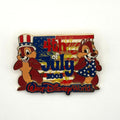 DISNEY PIN WDW CHIP & DALE 4TH OF JULY 2003 PATRIOTIC AMERICAN FLAG LE 3000