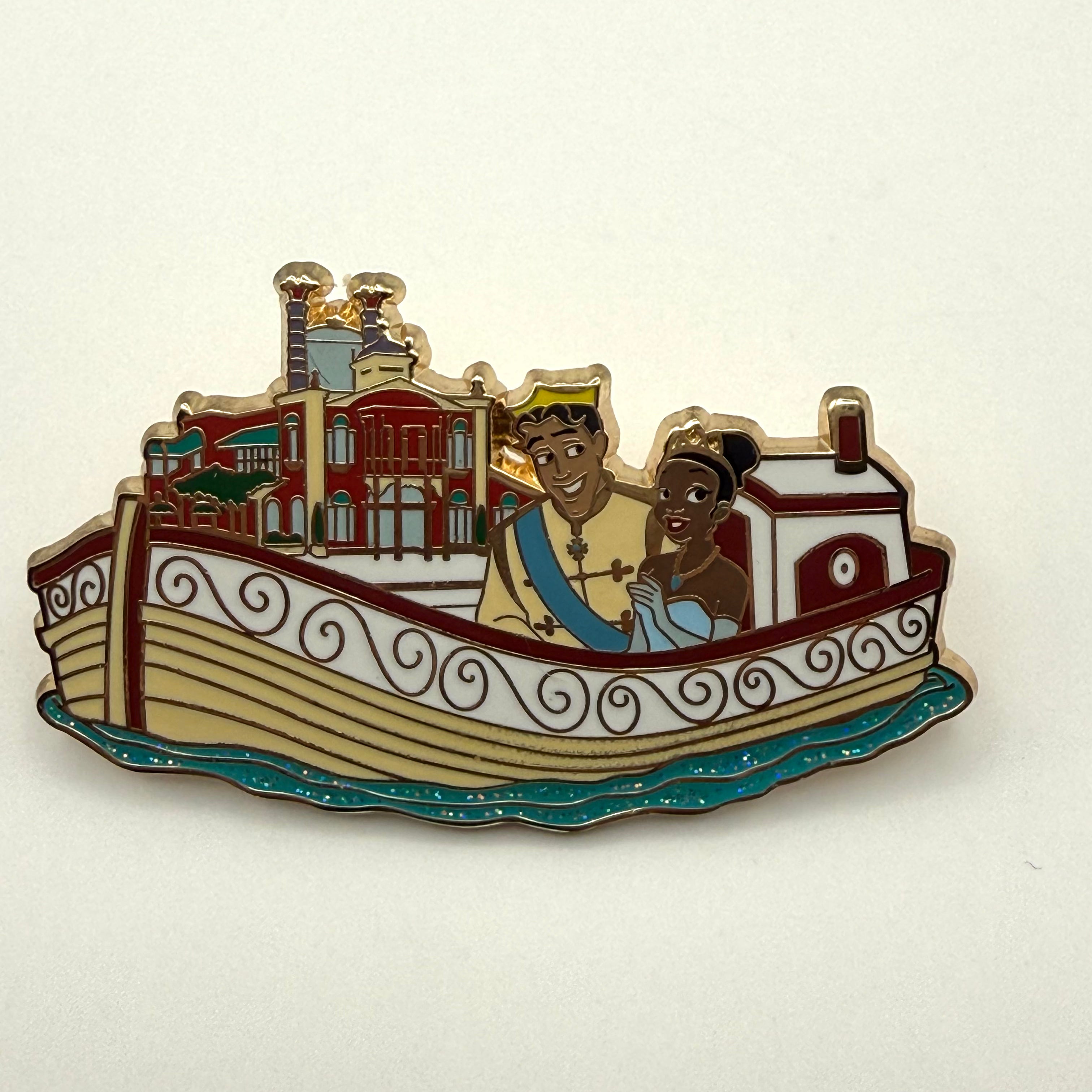 WDI LE 300 Princess And The Frog Storybookland Canal Boats Pin Tiana Naveen