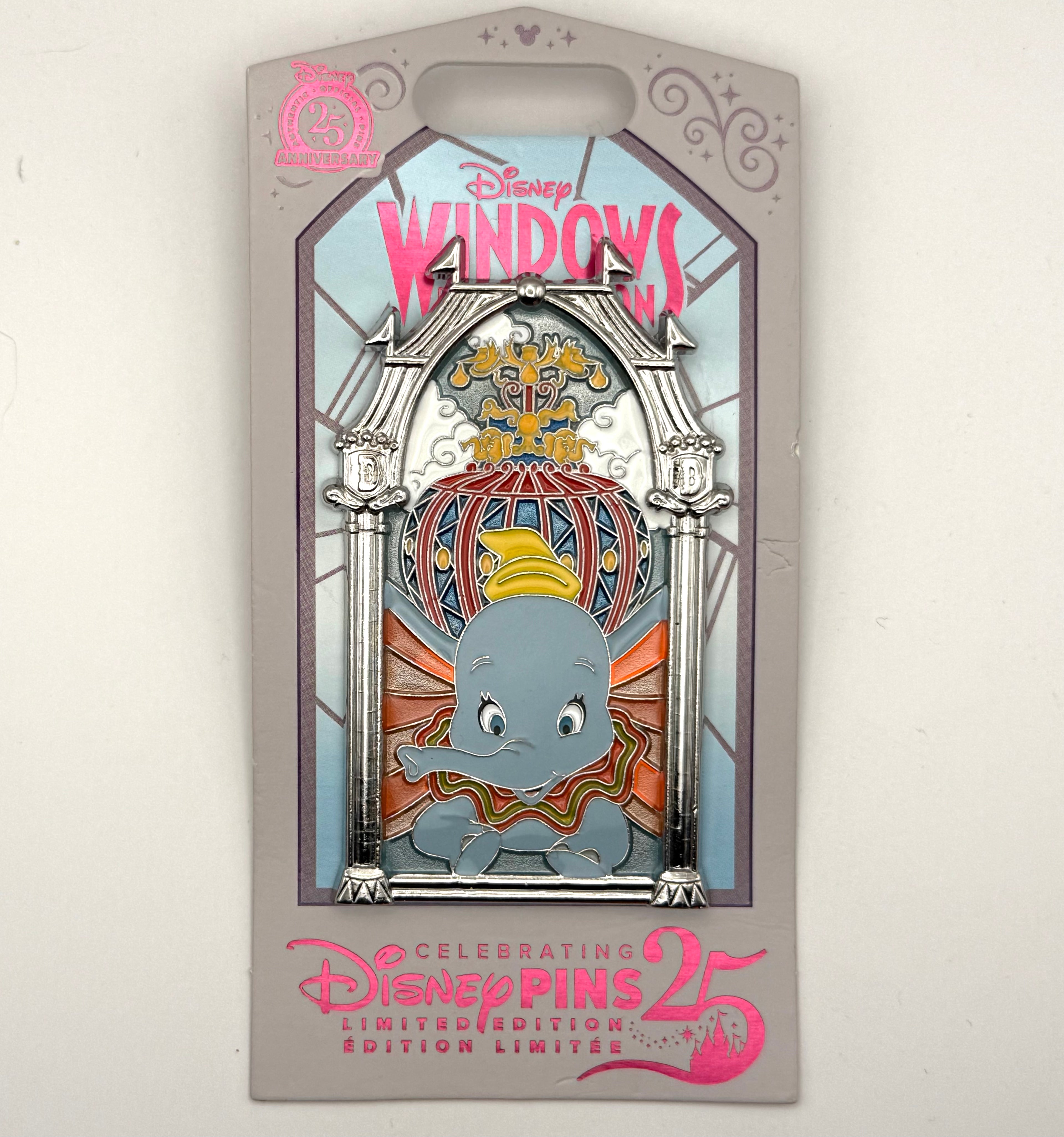 Disney Windows of Attraction Pin Limited Edition Dumbo