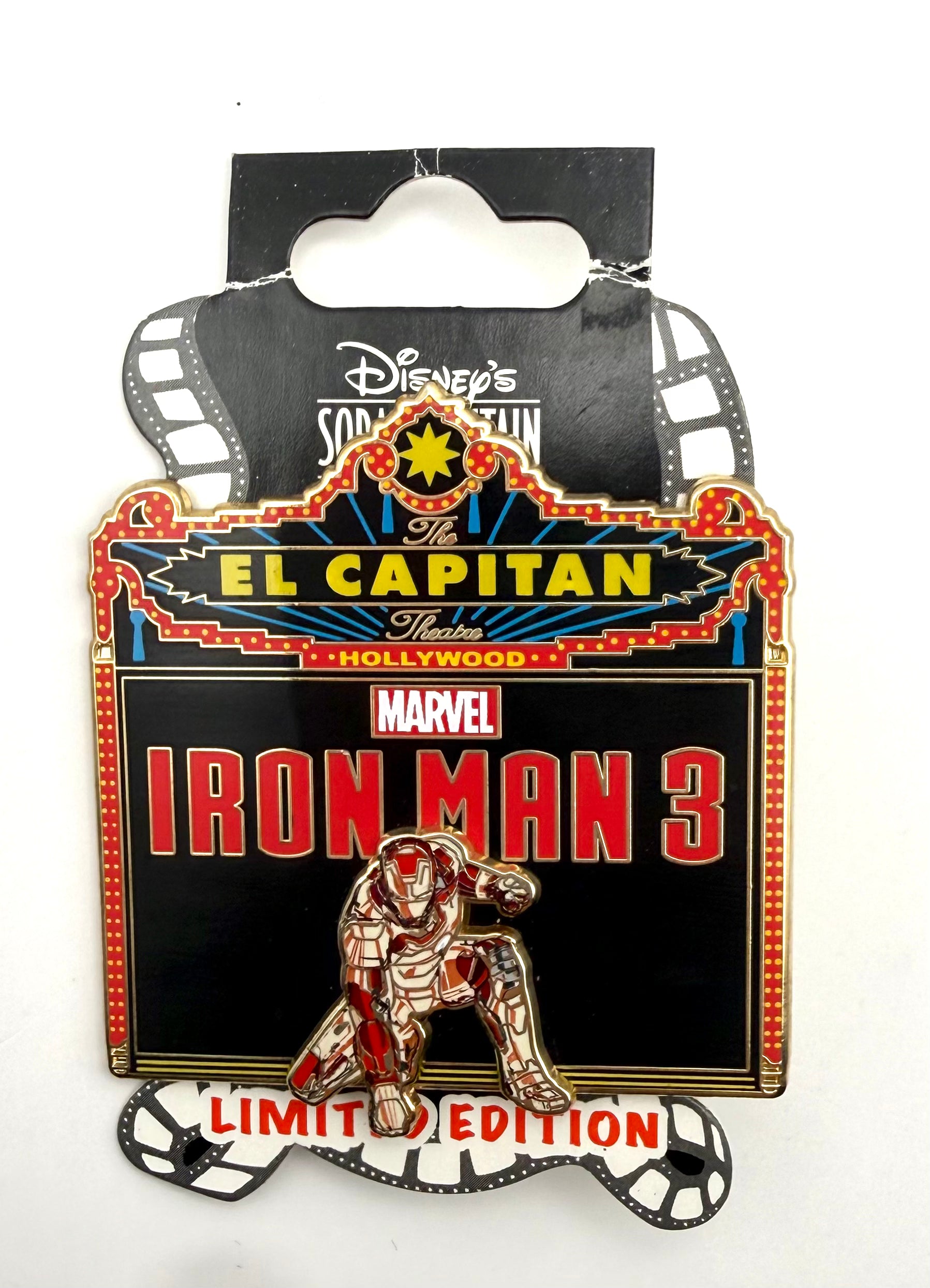 DSF MARVEL DISNEY "IRON MAN 3" EL CAPITAN MARQUEE LE 500 PIN