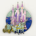 Loungefly Disney LE 1000 Cinderella Castle Carriage Sliding Slider Pin