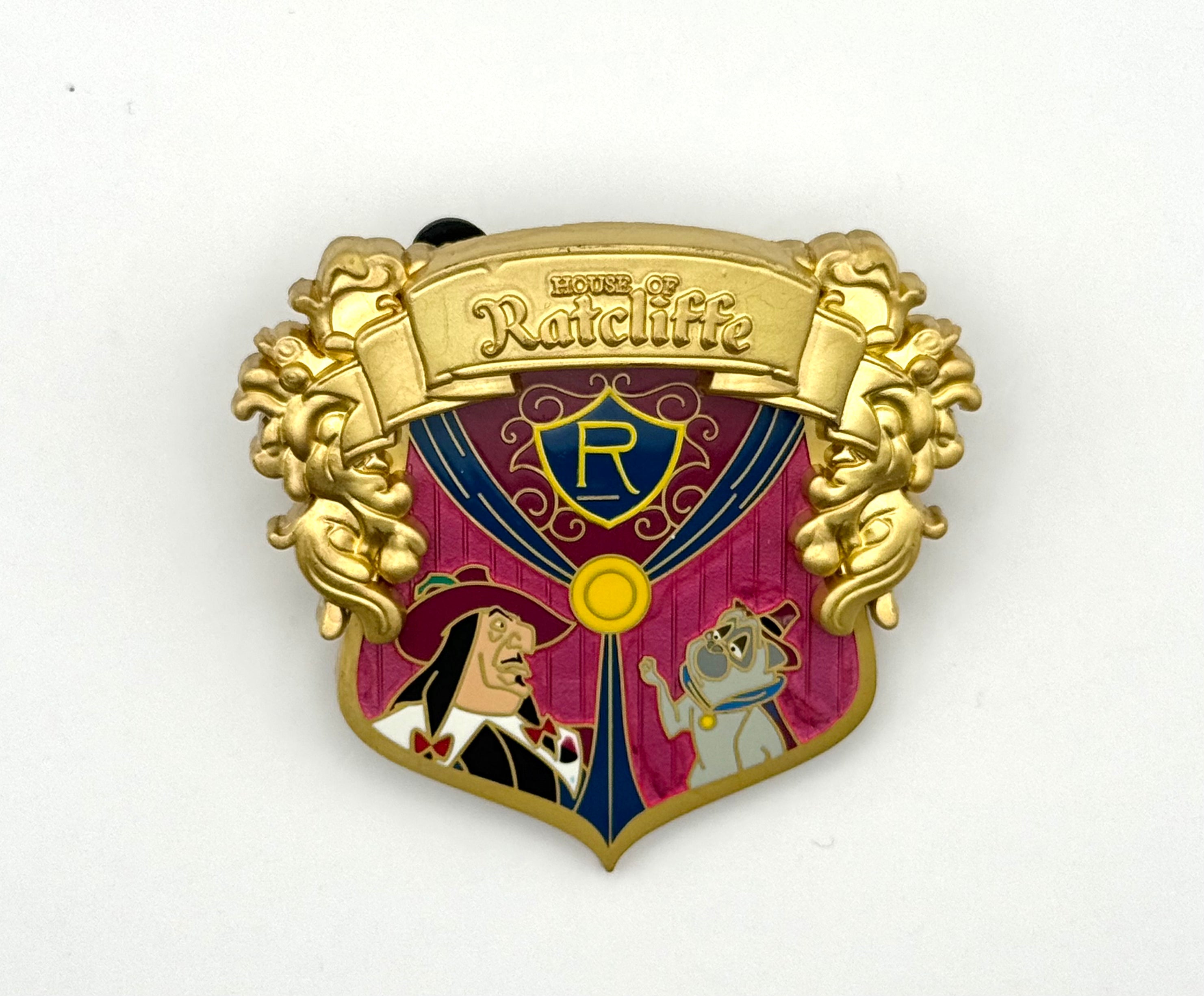 WDW House Sigil Heroes Vs Villains Radcliffe Pocahontas Crest LE Disney Pin