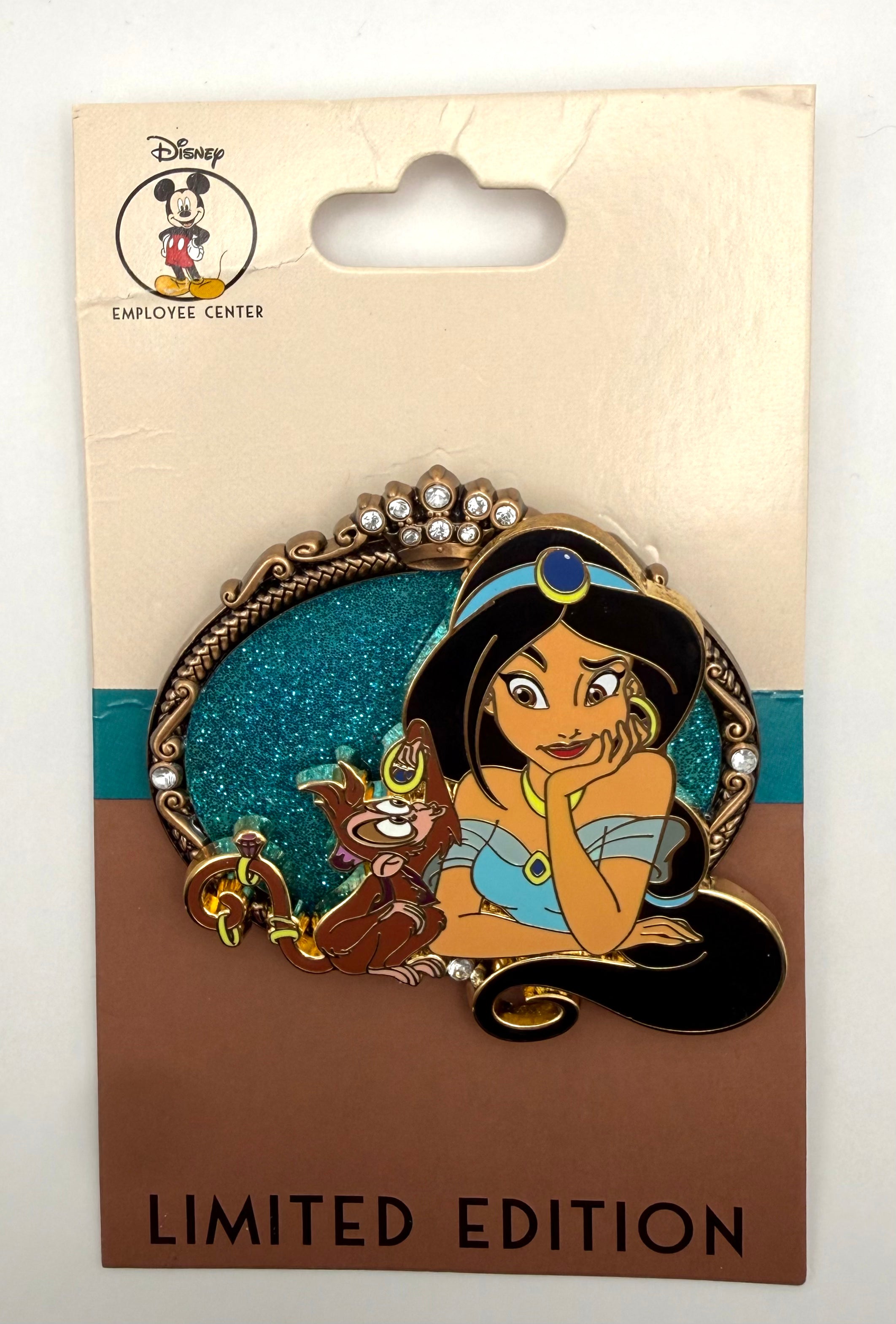 Disney Jasmine Pin DEC Employee Center Cast Exclusive Abu Aladdin LE 200
