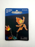 Korea Exclusive Disney Pin Licensed Pixar Elemental Ember Chain Fire Pin