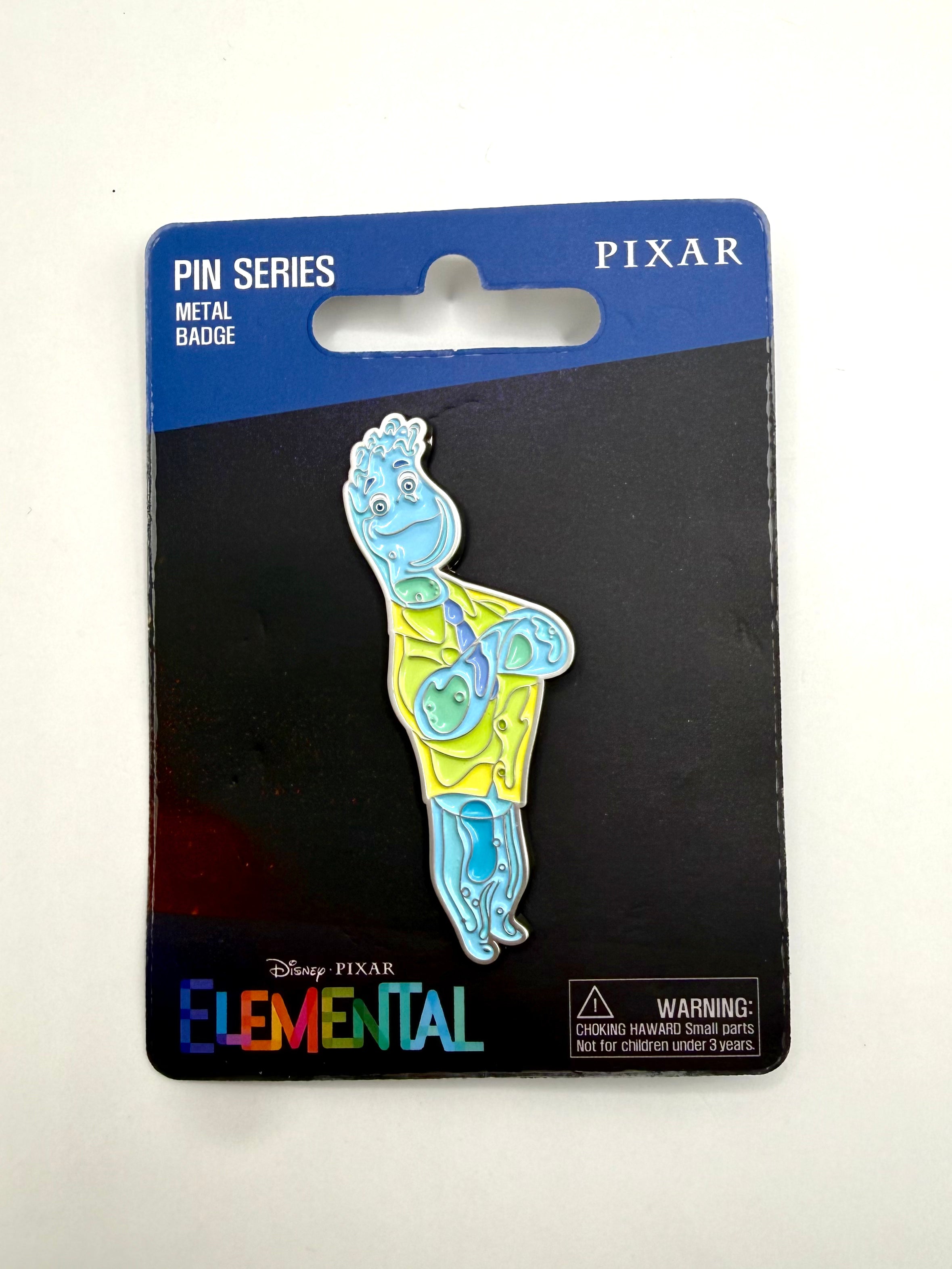 Korea Exclusive Disney Pin Licensed Pixar Elemental Wade Standing Pin