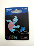 Korea Exclusive Disney Pin Licensed Pixar Elemental Ember Wade Water Pin