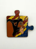 DISNEY CHARACTER CONNECTION THE LION KING PUZZLE SCAR PIN LE 900