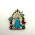 Disney Princess Aurora Pink or Blue Dress Spinner 3D Sleeping Beauty Fairies Pin