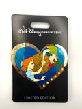 WDI MOG Valentine's Day Hearts Peter Pan and Wendy LE 300 Disney Pin