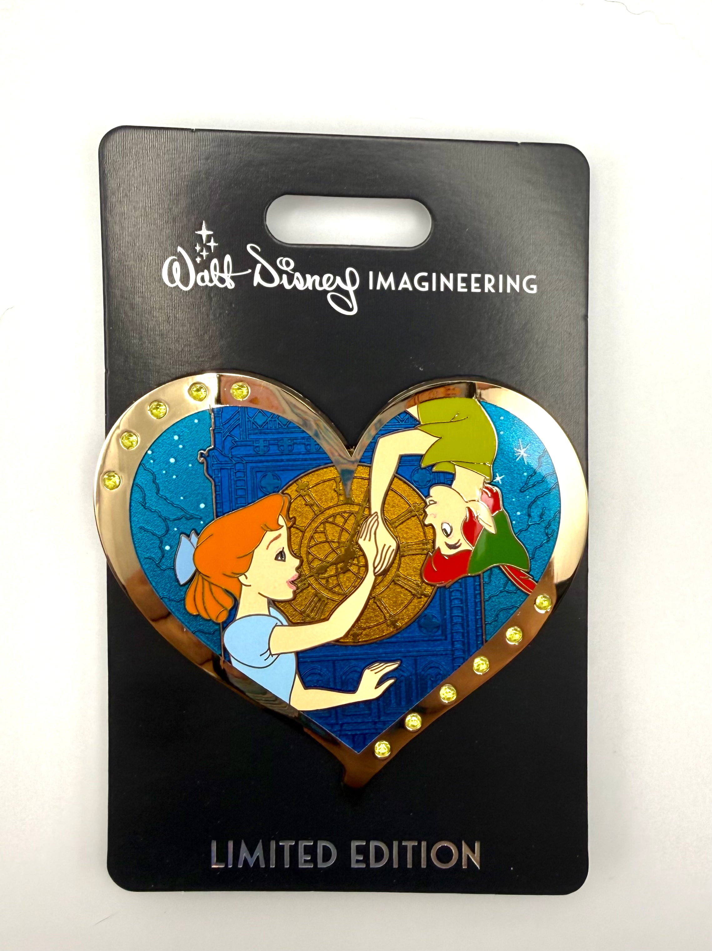 WDI MOG Valentine's Day Hearts Peter Pan and Wendy LE 300 Disney Pin
