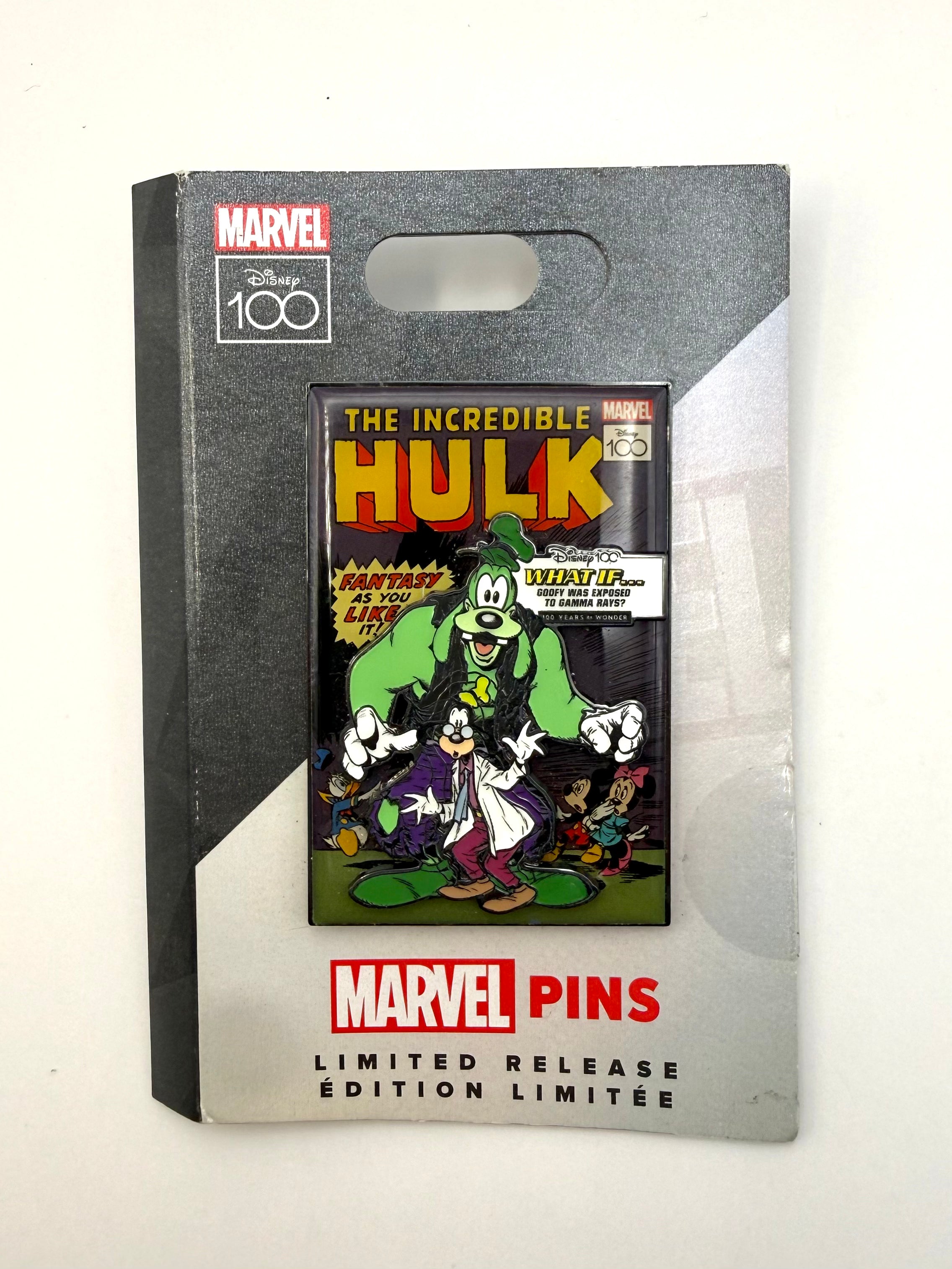 What If... Goofy was Exposed to Gamma Rays?
Disney100 Marvel Mash-Up Pin