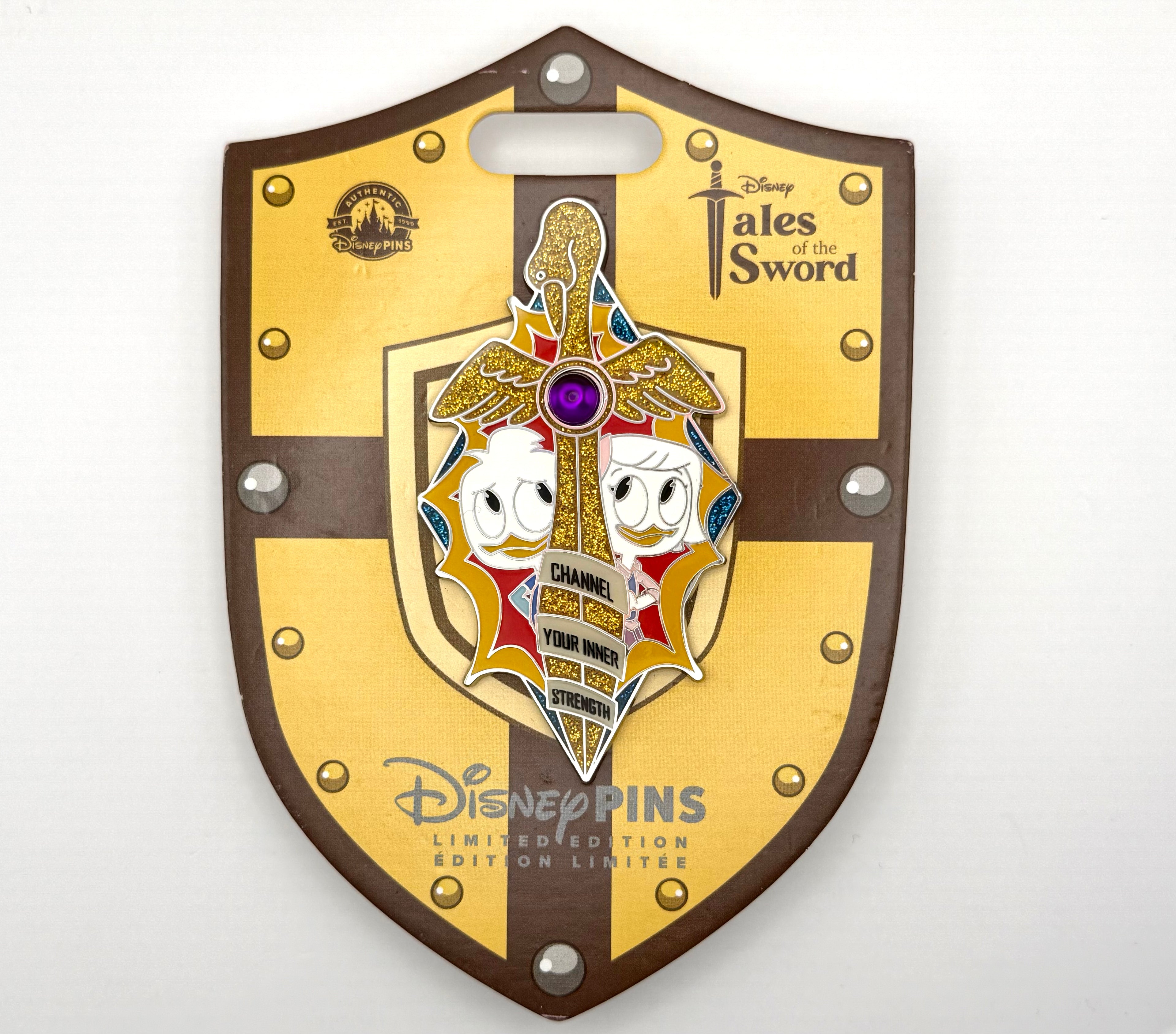 Disney Tales of the Sword Pin, Huey, Dewey, and Louie Duck Tails, Limited