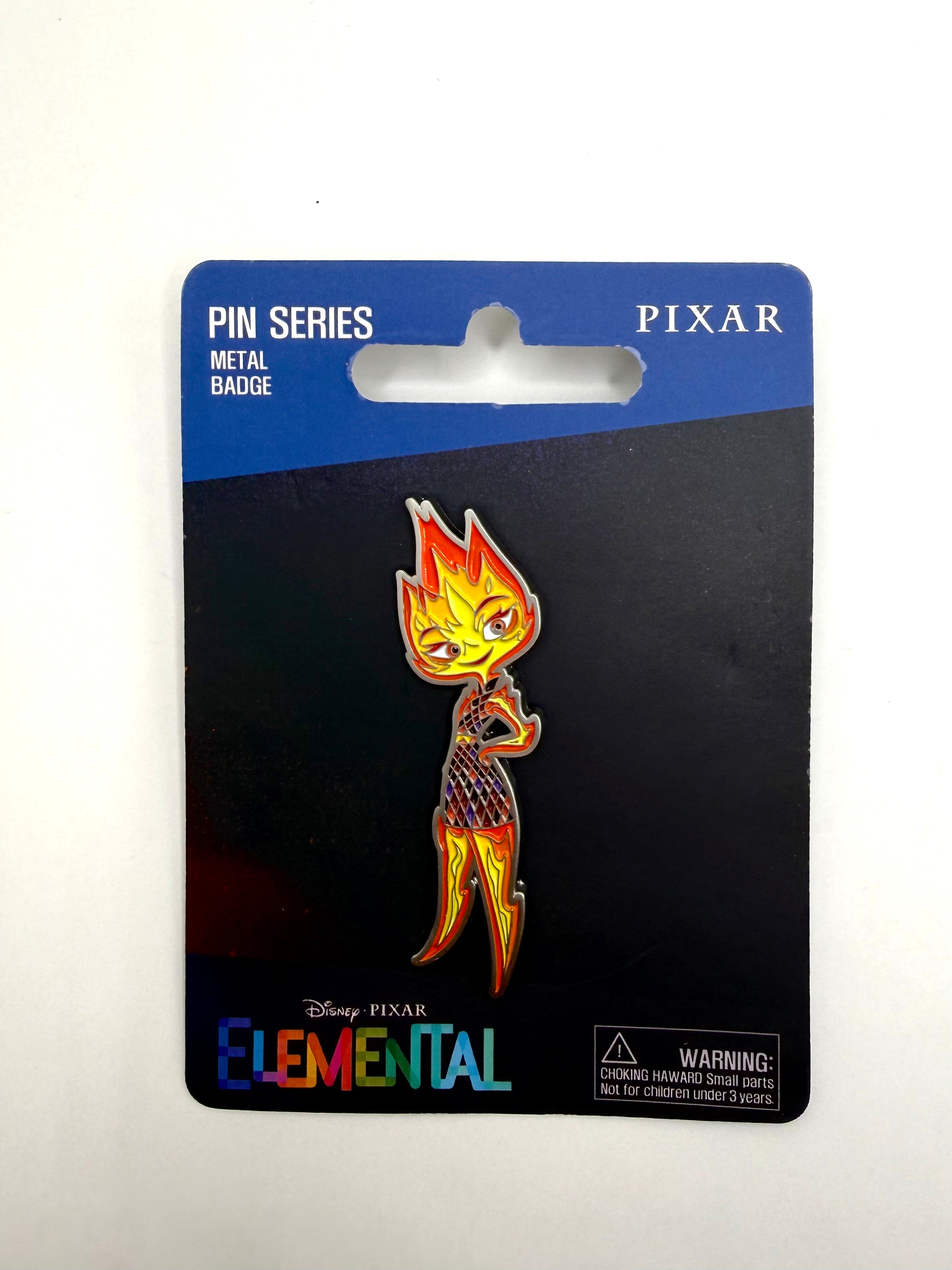 Korea Exclusive Disney Pin Licensed Pixar Elemental Ember Standing Pin