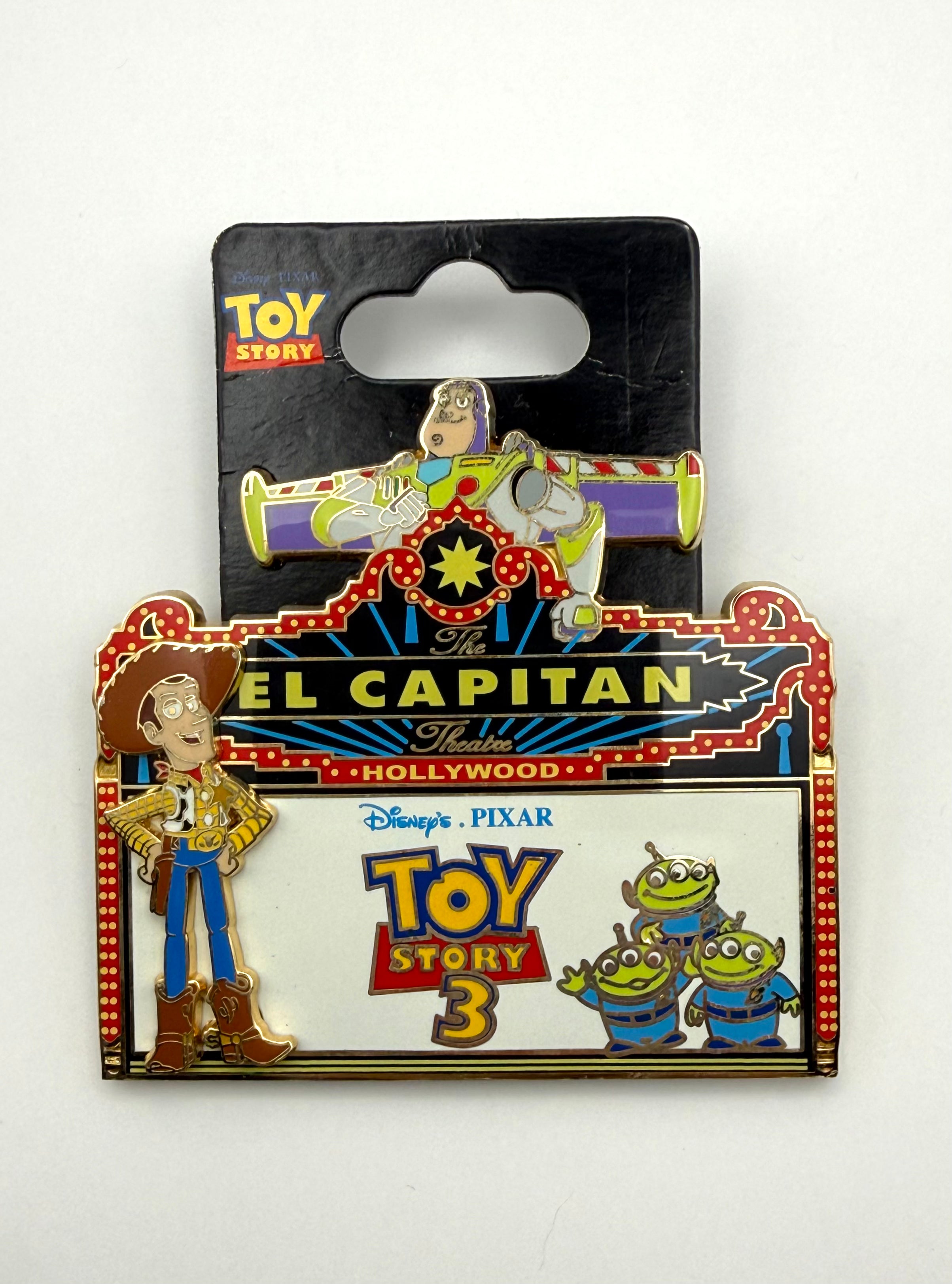 Toy Story 3 Woody Buzz Little Green Men Marquee El Cap DSF DSSH LE 500 Pin