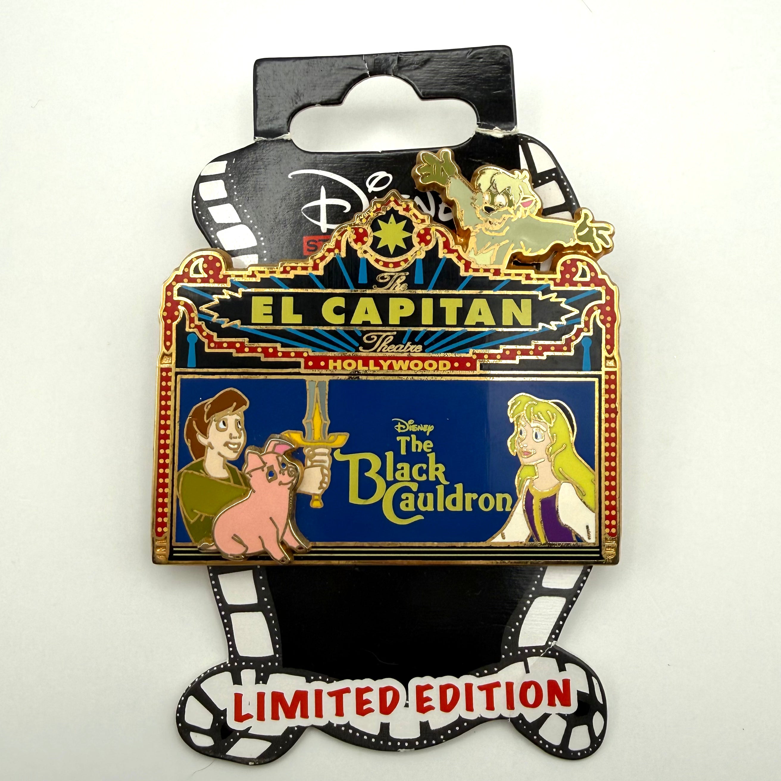 Disney The Black Cauldron El Capitan Theatre Hollywood Limited Edition Pin LE400
