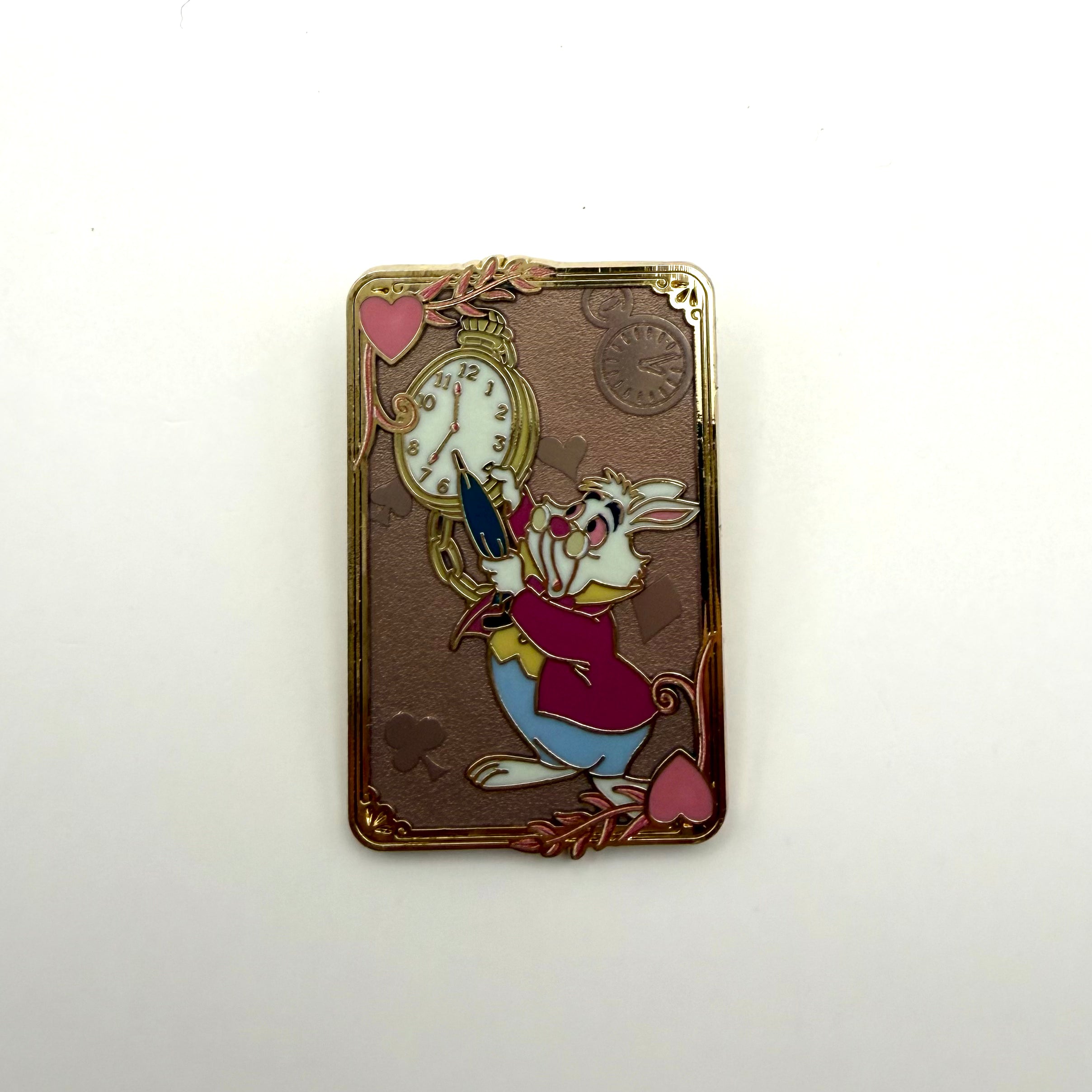 Alice in Wonderland Rabbit Card Disney Pin - Loungefly Mystery
