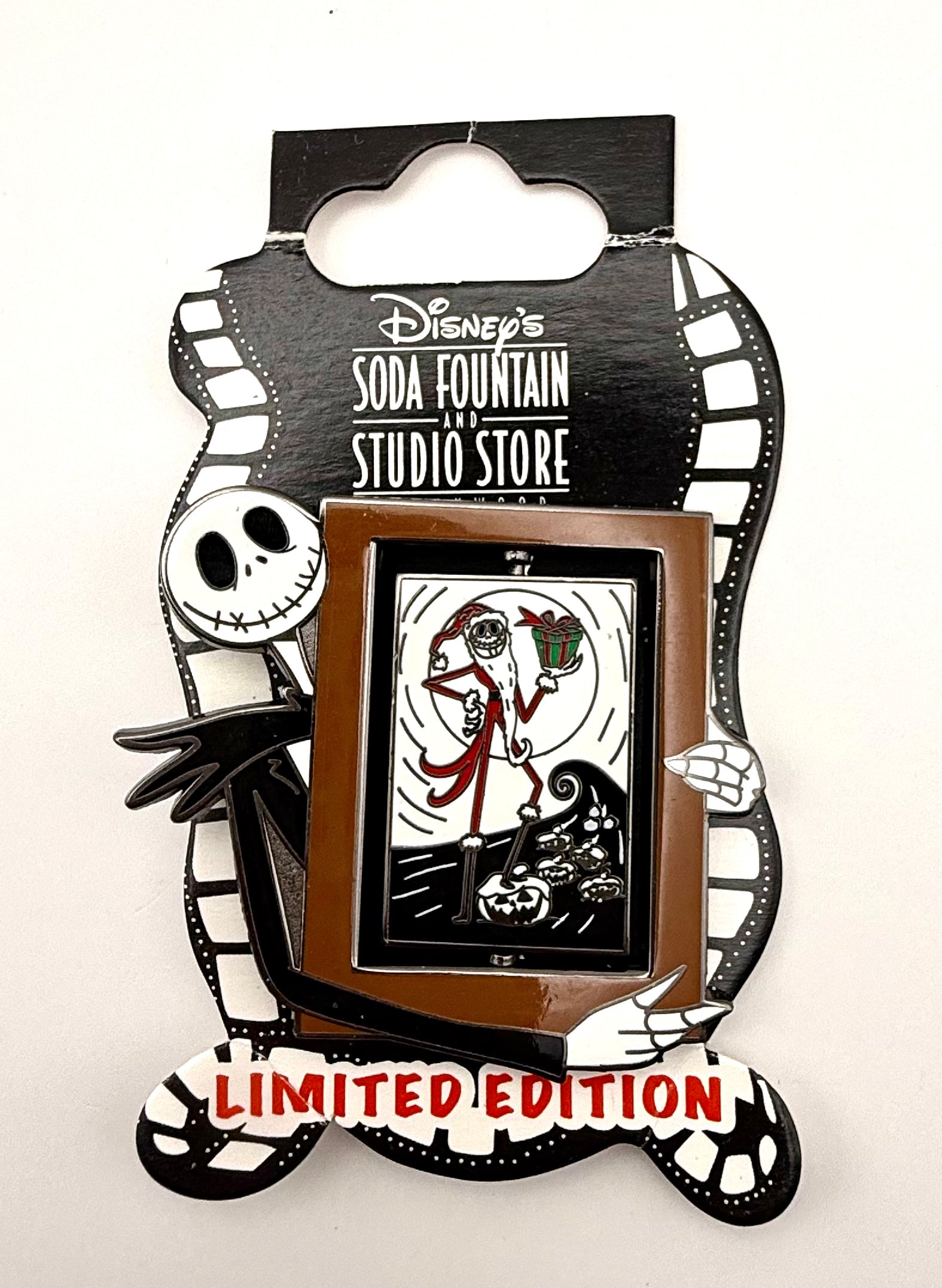 Disney Le 300 Jack Skellington Spinner Disney Soda Fountain Store Pin
