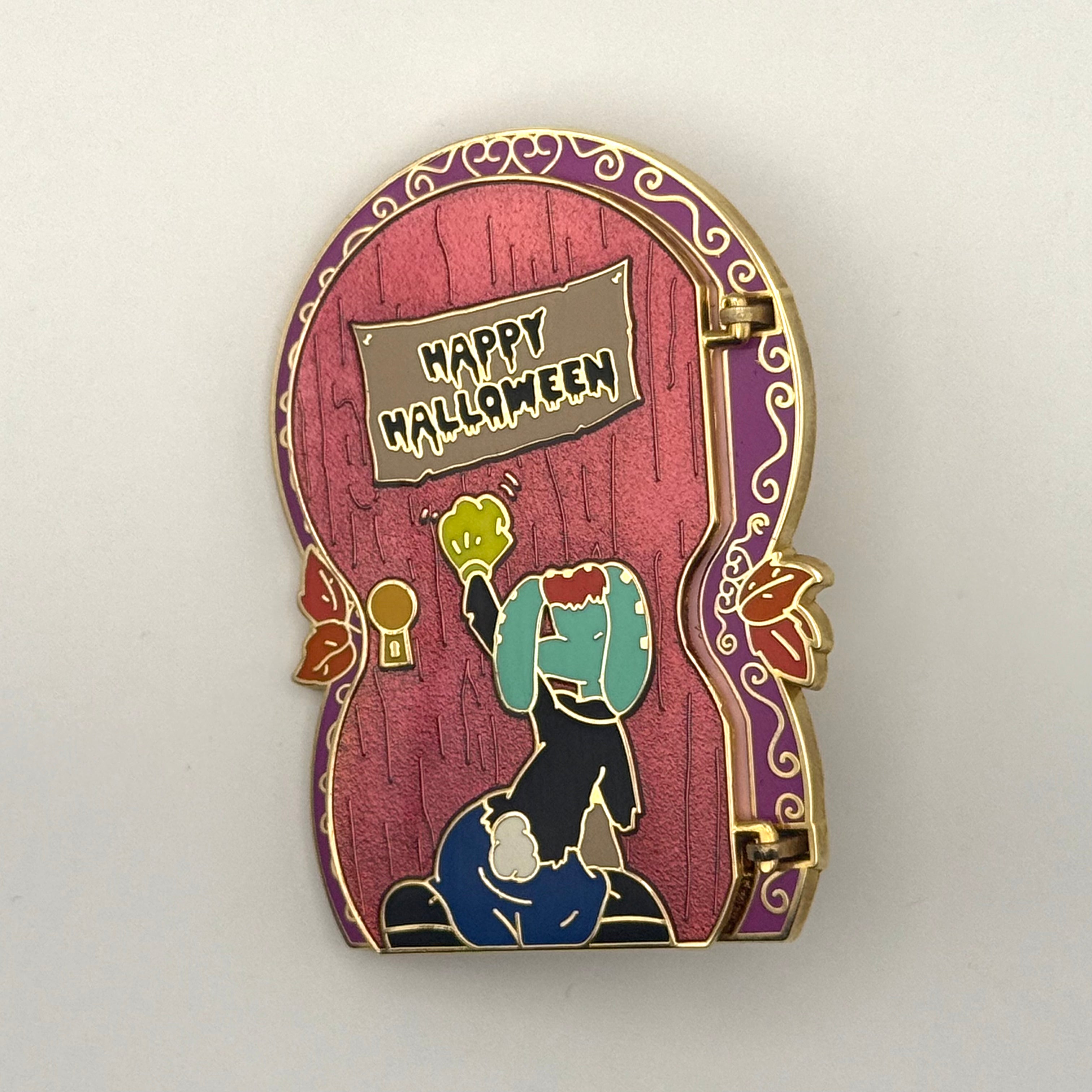 Disney Shopping Pin LE 250 Halloween Hinged Doors trick-or-treat Jessica Rabbit 2007