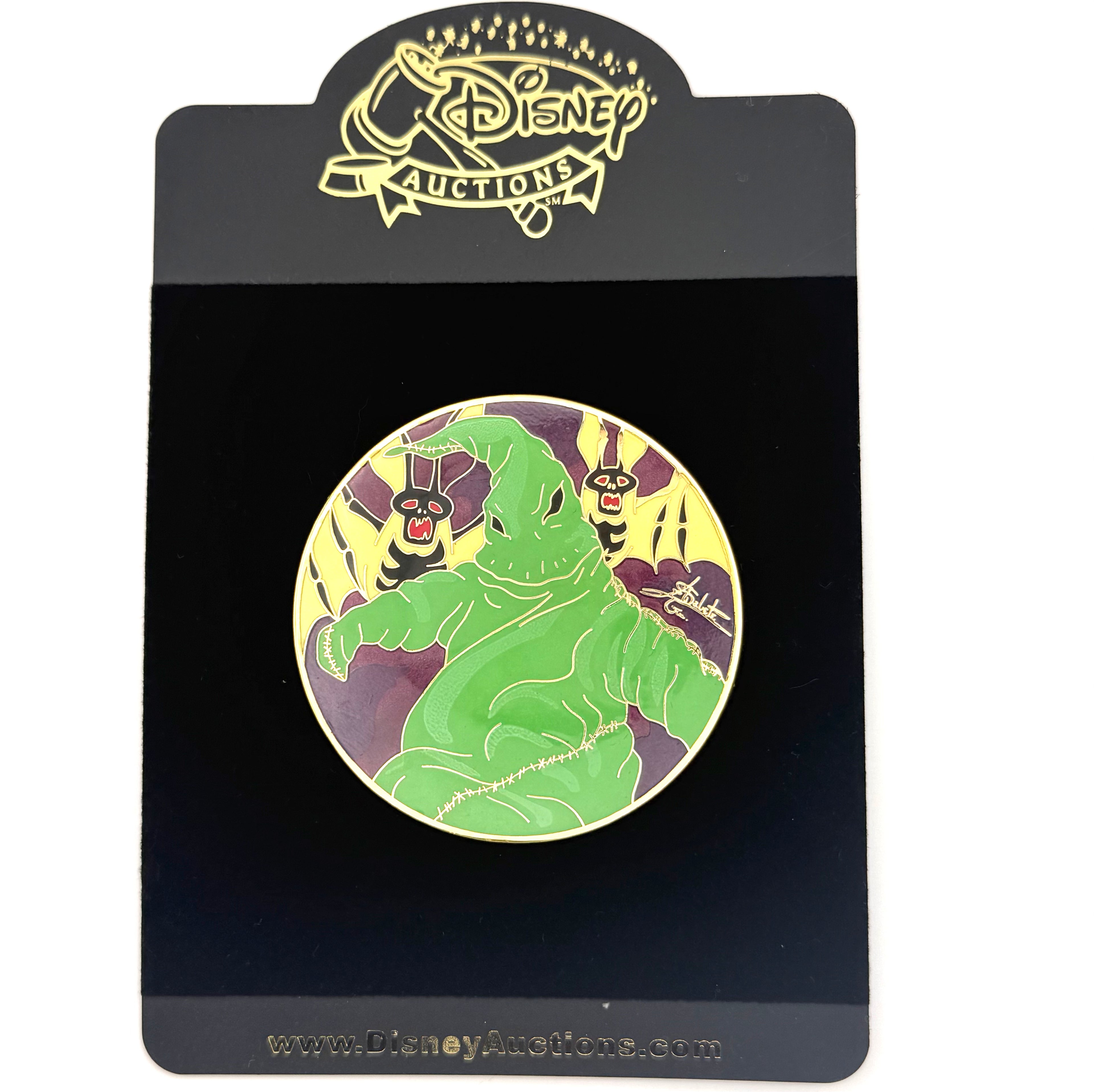 Disney Shopping Elisabete Gomes Nightmare Oogie Boogie Signed LE 100 Pin