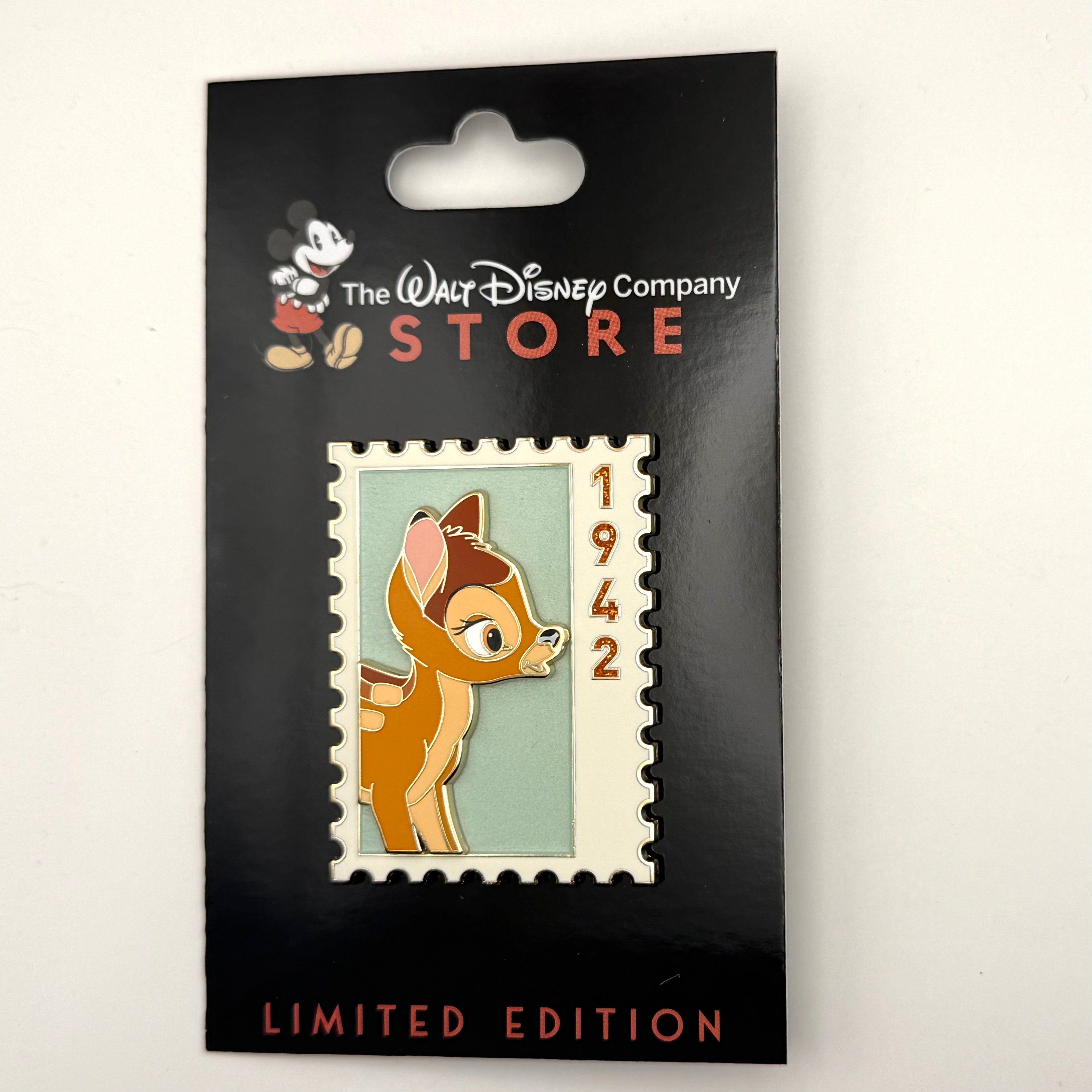 Disney DEC TWDC Commemorative Animal Stamps Bambi LE 300 Pin