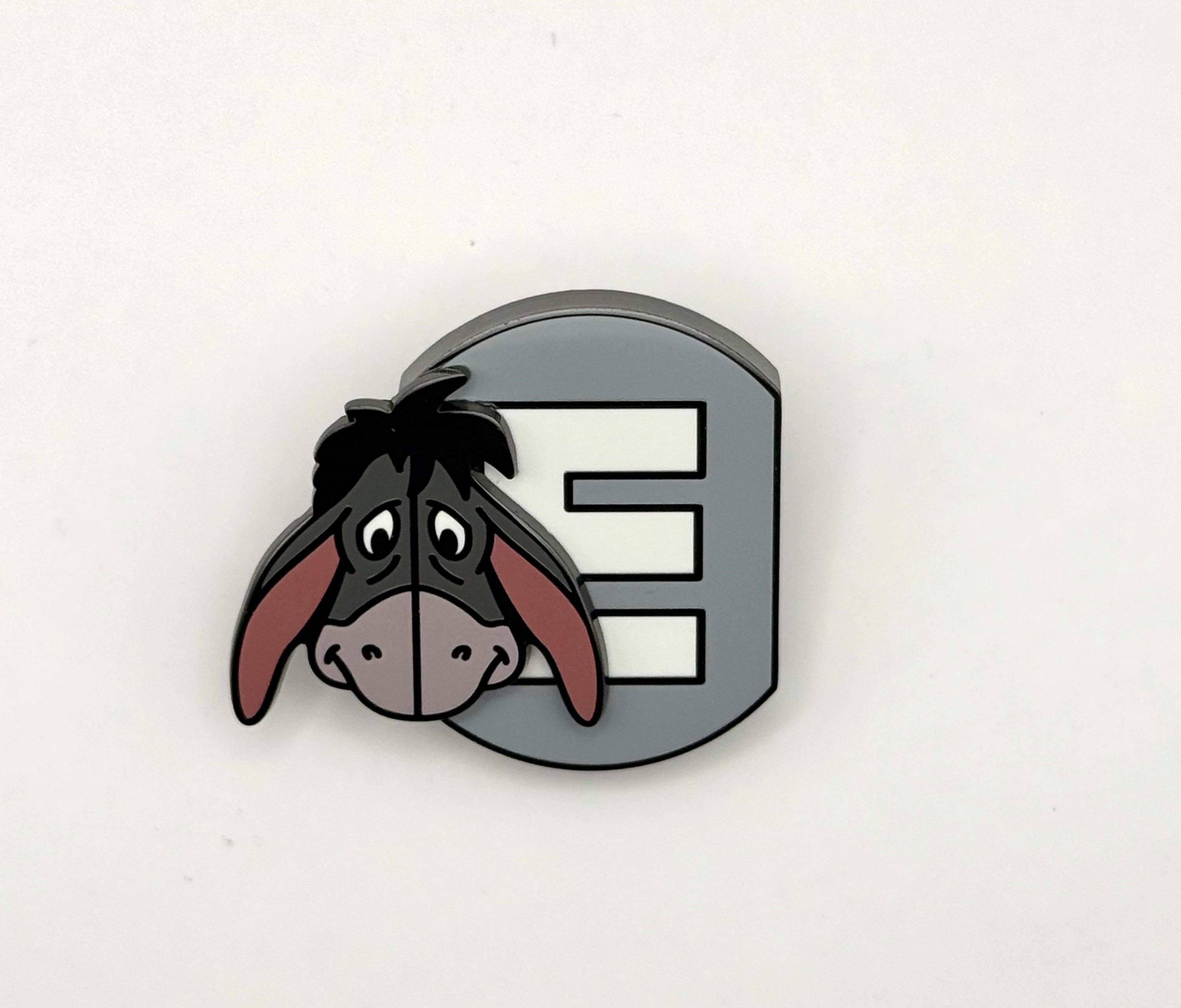 Disney World Exclusive A-2-Z Series Letter E Eeyore Winnie The Pooh LE Pin