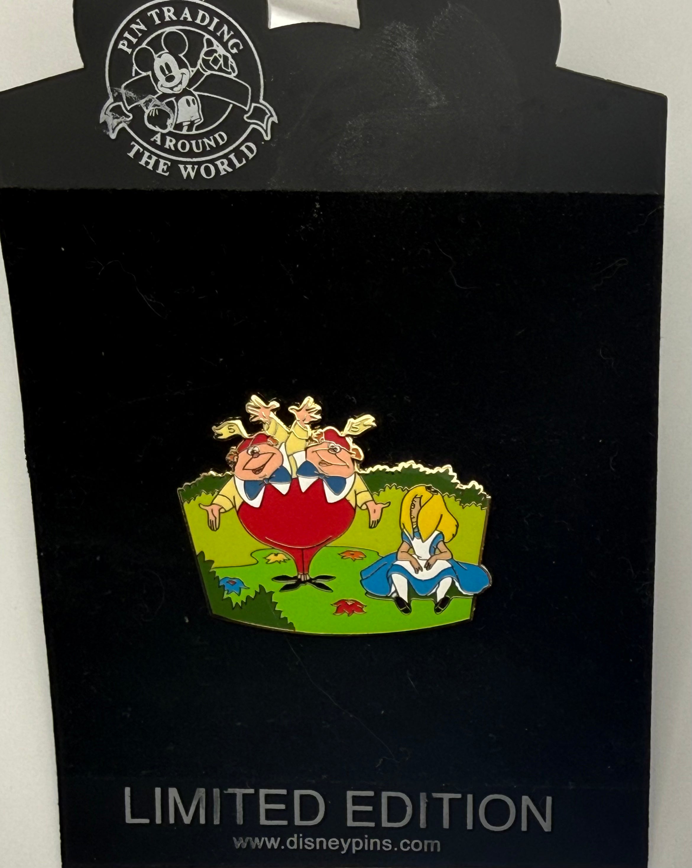 Disney Shopping Alice Tweedle Dee and Dum 55th Anniversary LE 250 Pin