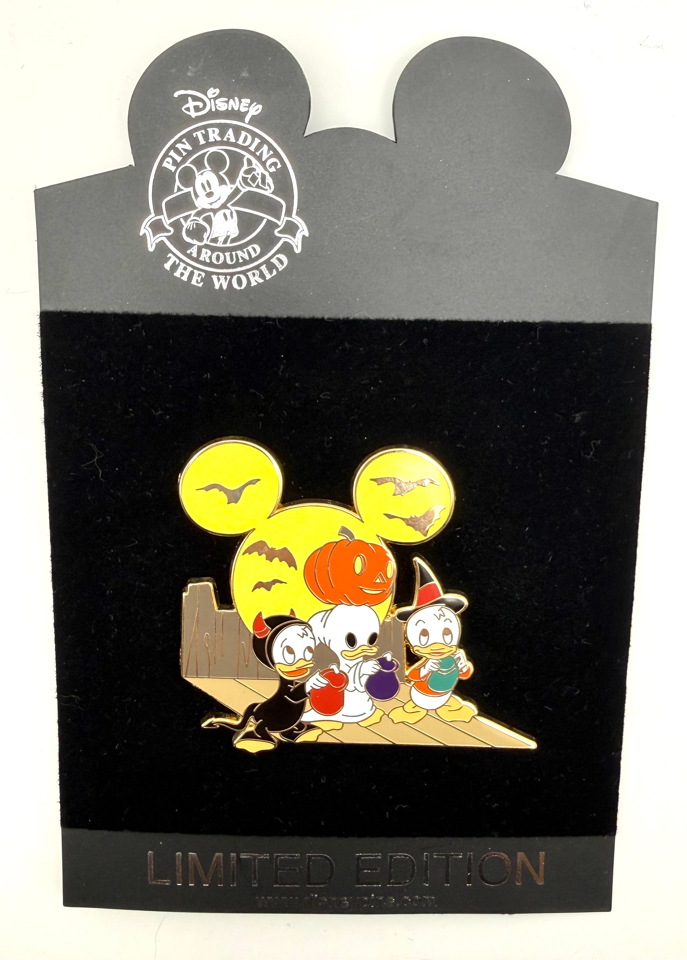 Halloween Costumed Huey, Dewey and Louie Trick or Treat Disney 
Disney Store US Pin