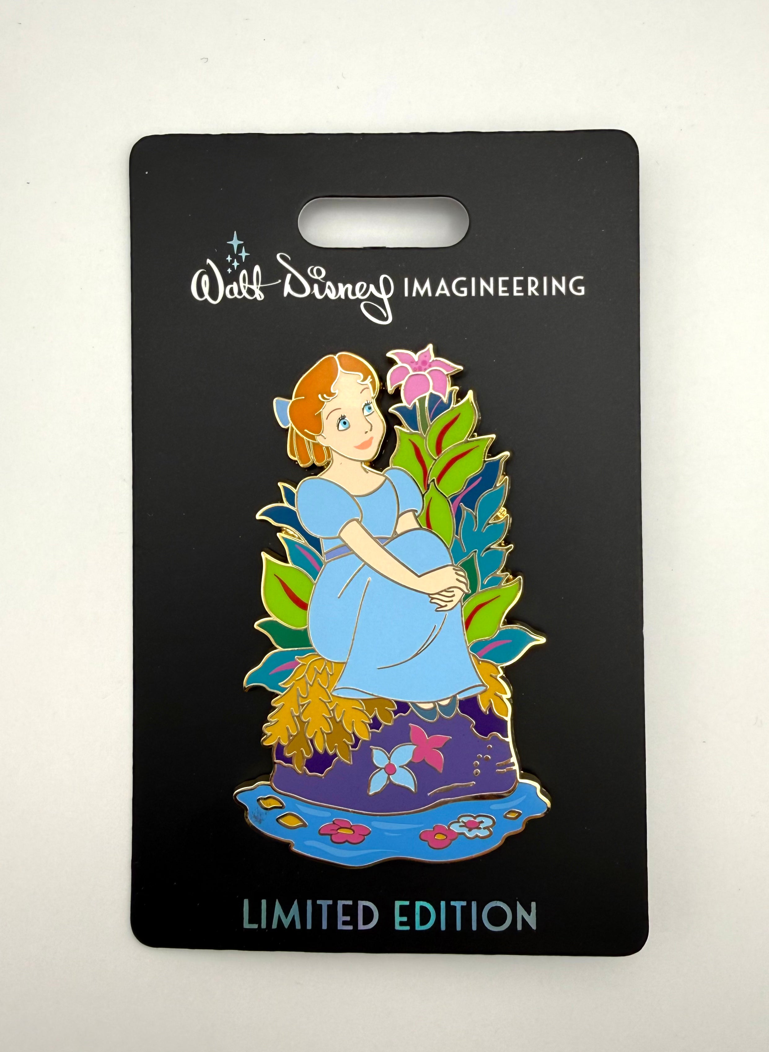 Disney WDI 2024 Character Floral Peter Pan Wendy Flowers LE 300 Pin