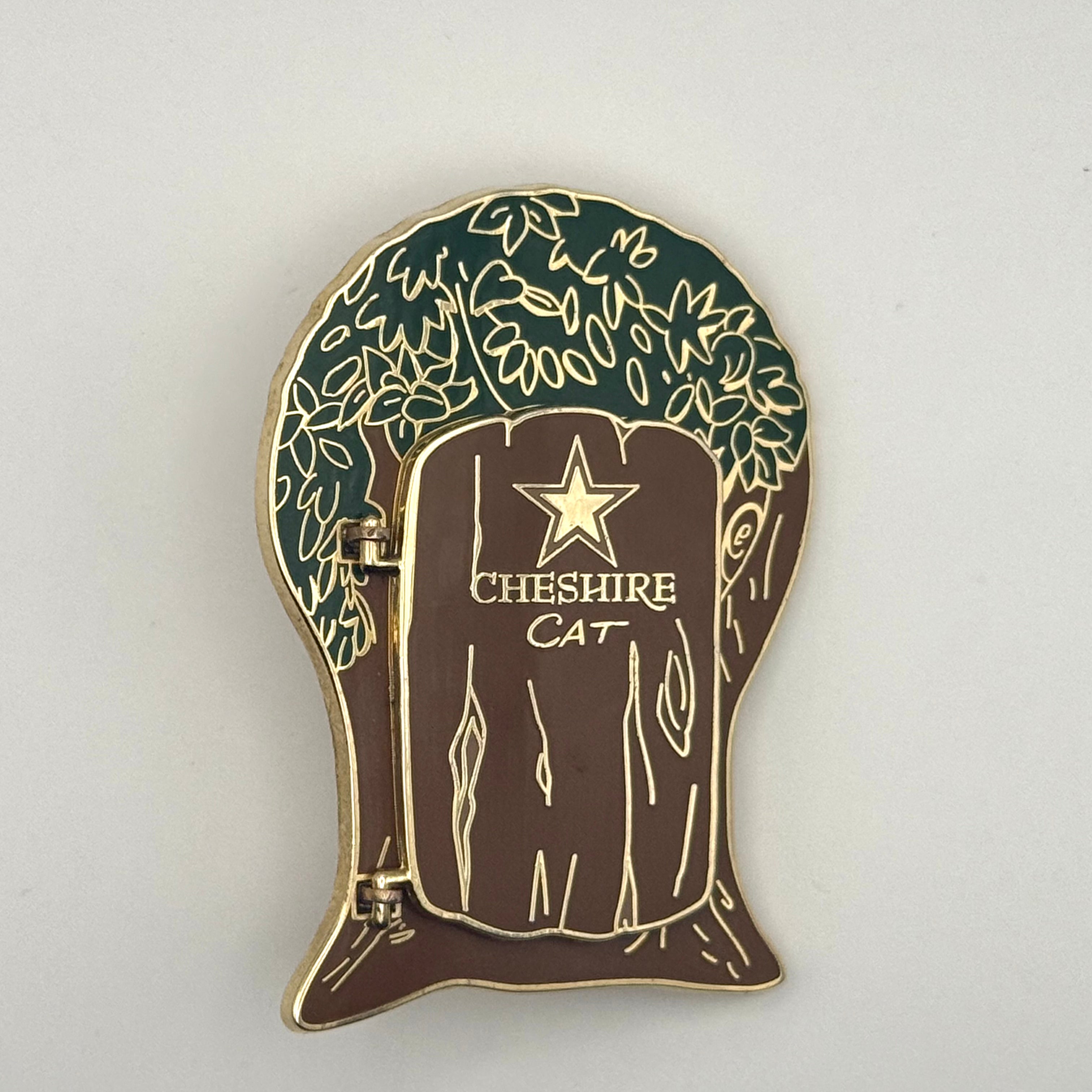 DISNEY PIN DISNEY SHOPPING DRESSING ROOM DOOR CHESHIRE CAT LE 250