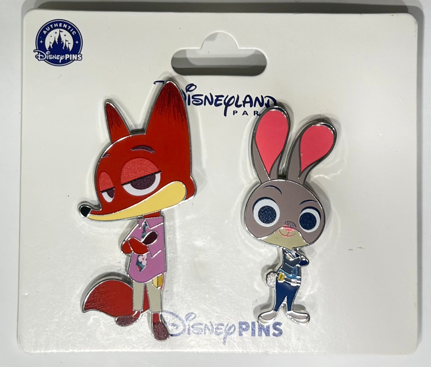 DLP Zootopia 2 Set -Nick Wilde and Judy Hopps Pin