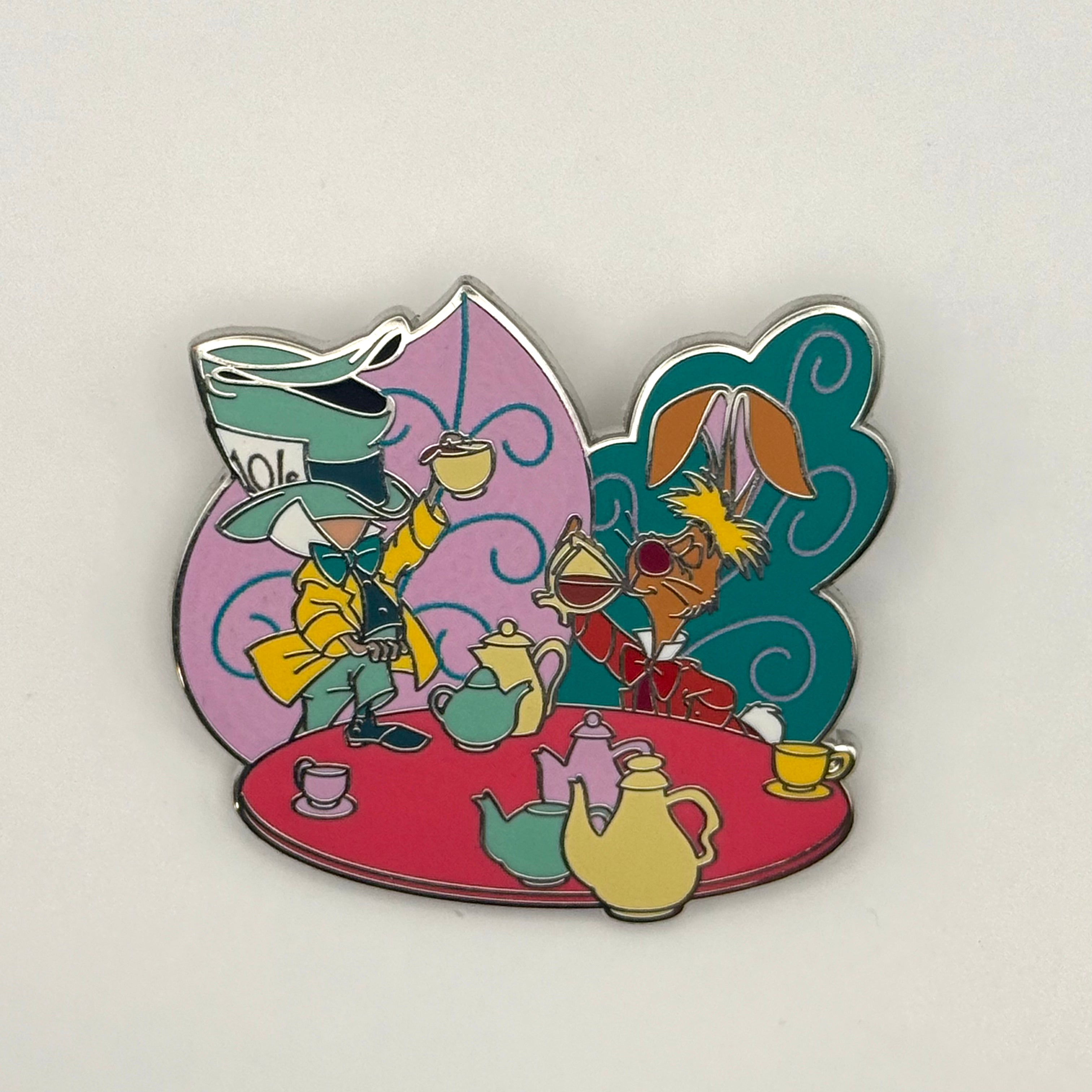2024 Disney Parks Pin Alice in Wonderland Mad Tea Party Mad Hatter March Hare
