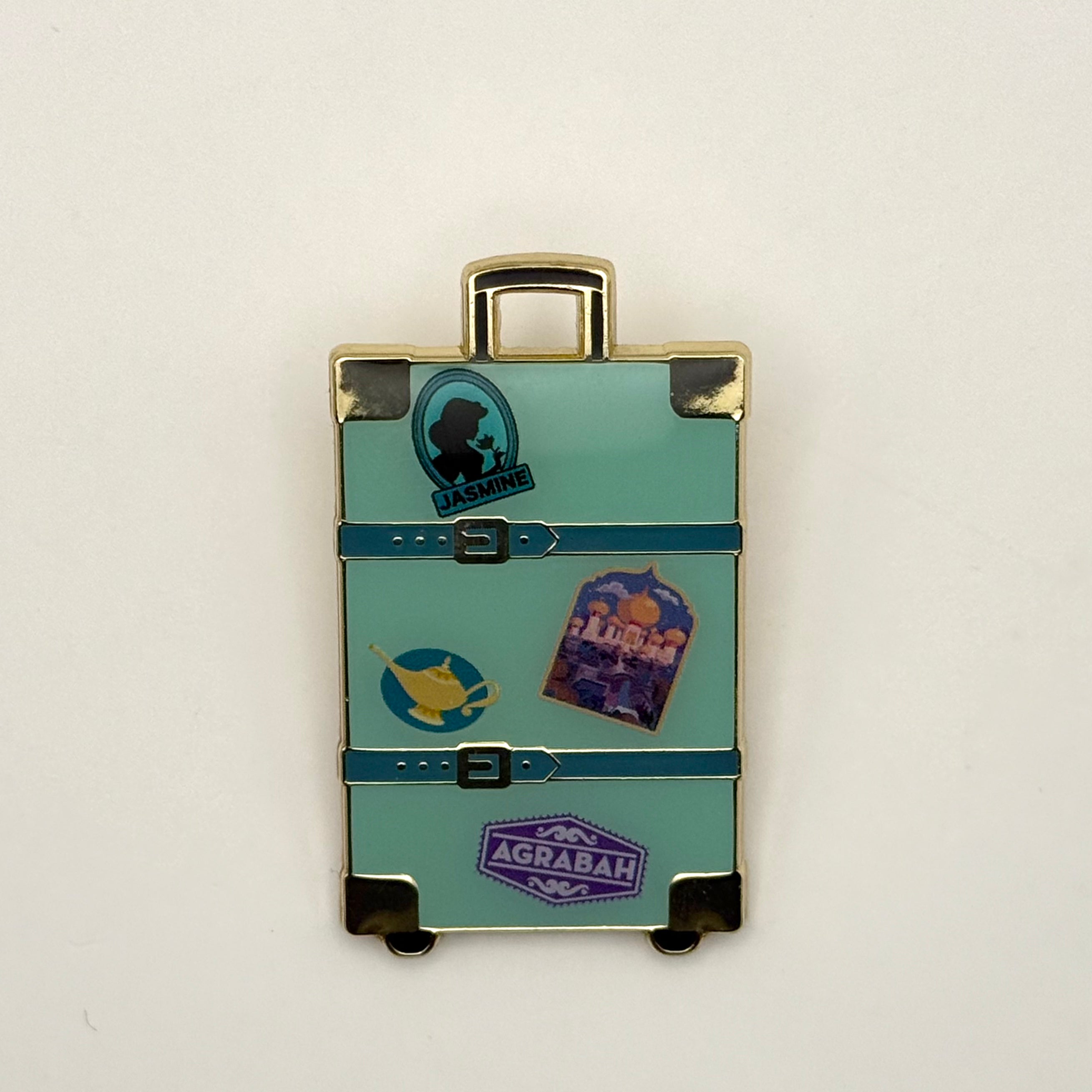 Disney Loungefly Jasmine Princess Luggage Suitcase Mystery Pin Aladdin